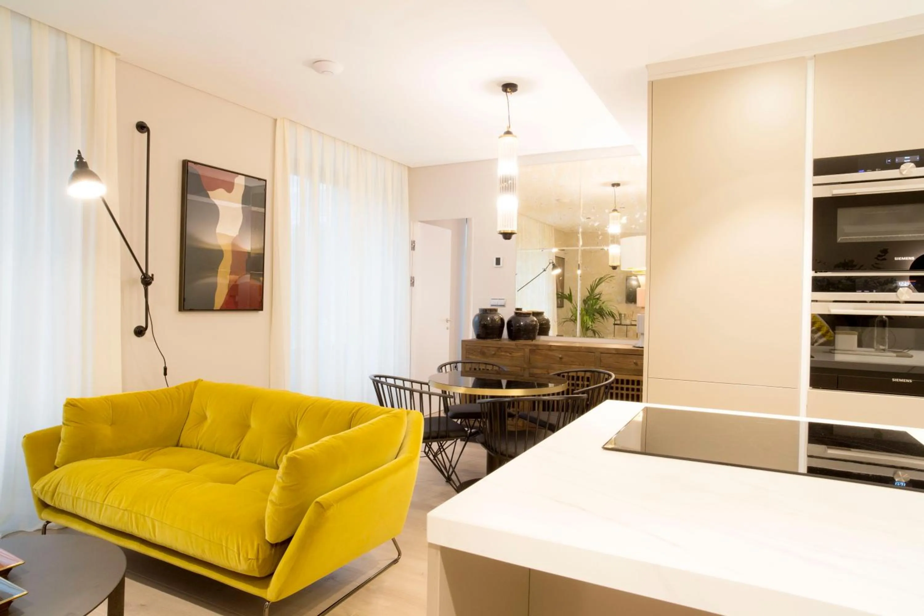 Living room in U-Sense Madrid Santa Ana