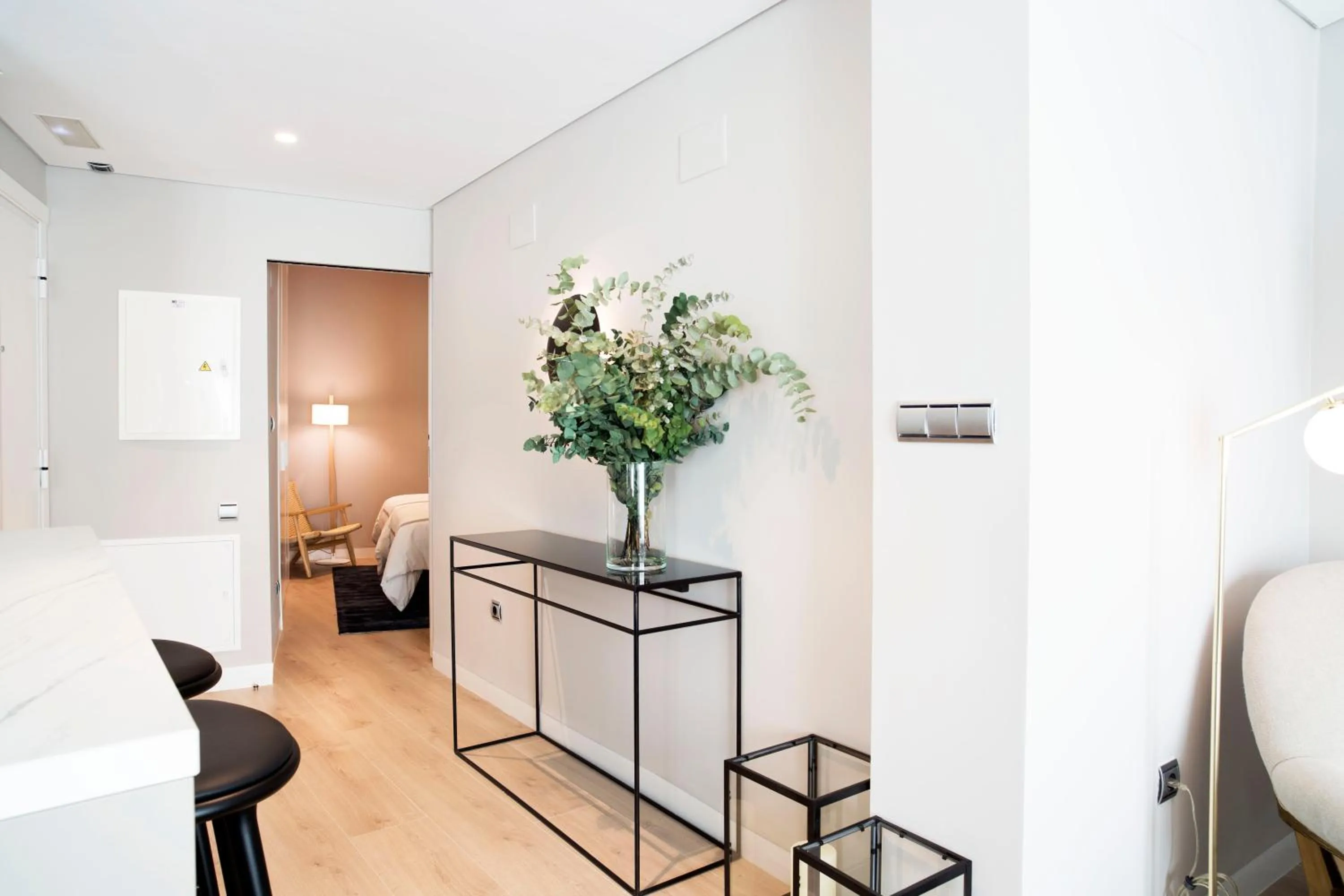 Decorative detail, Bed in U-Sense Madrid Santa Ana