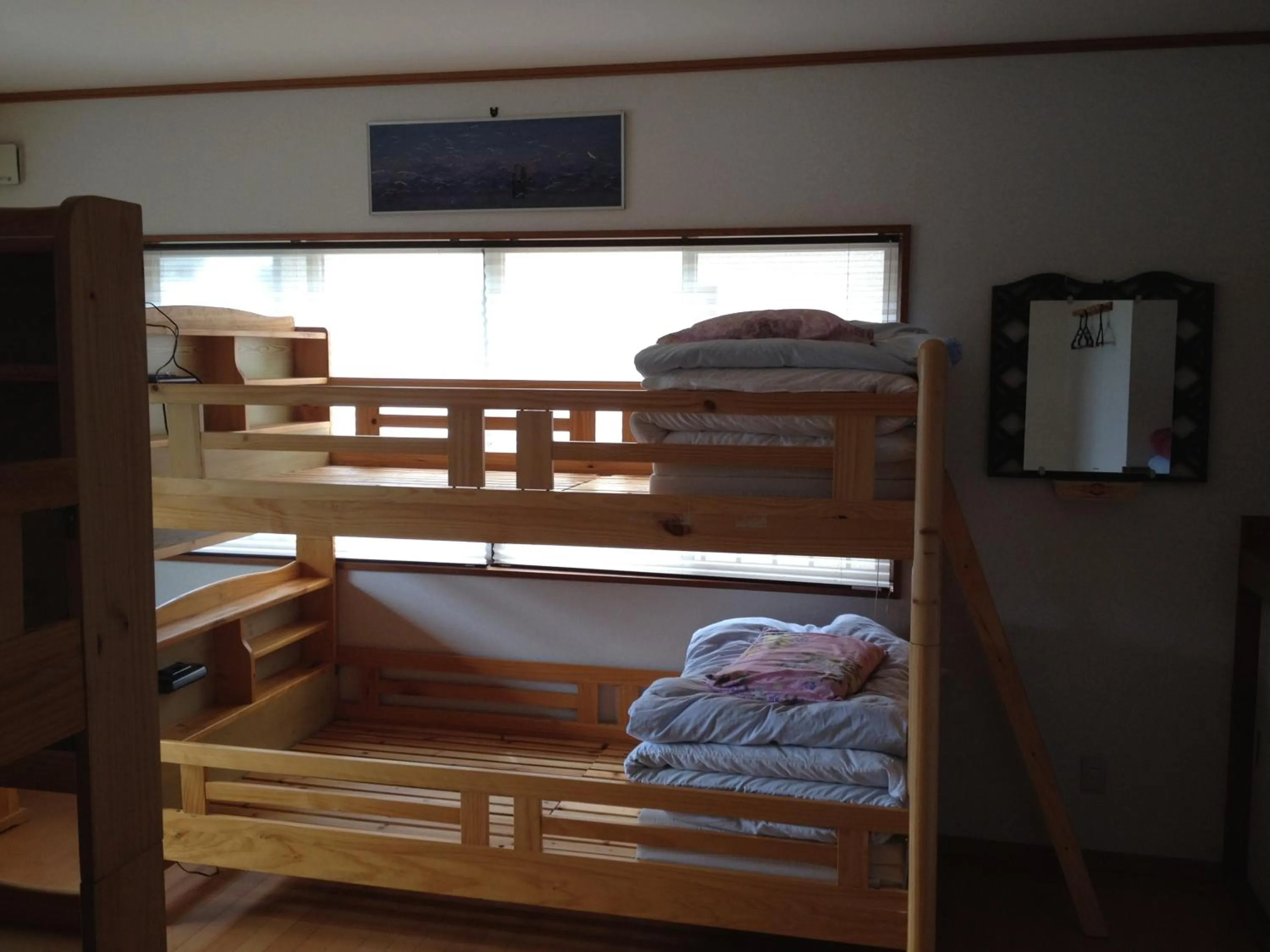 bunk bed, Bed in Beppu Yukemuri-no-oka Youth Hostel