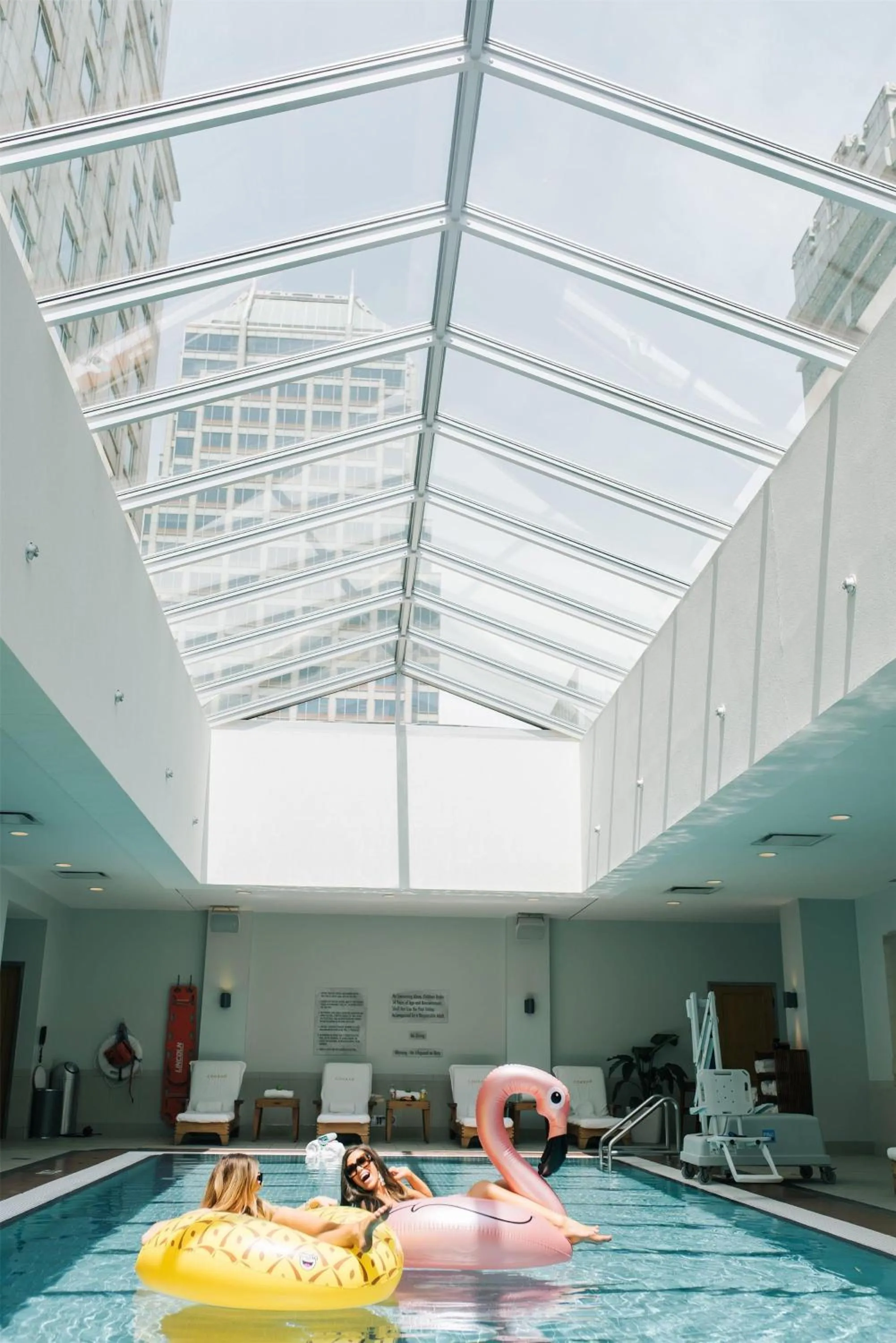 Pool view in Conrad Indianapolis
