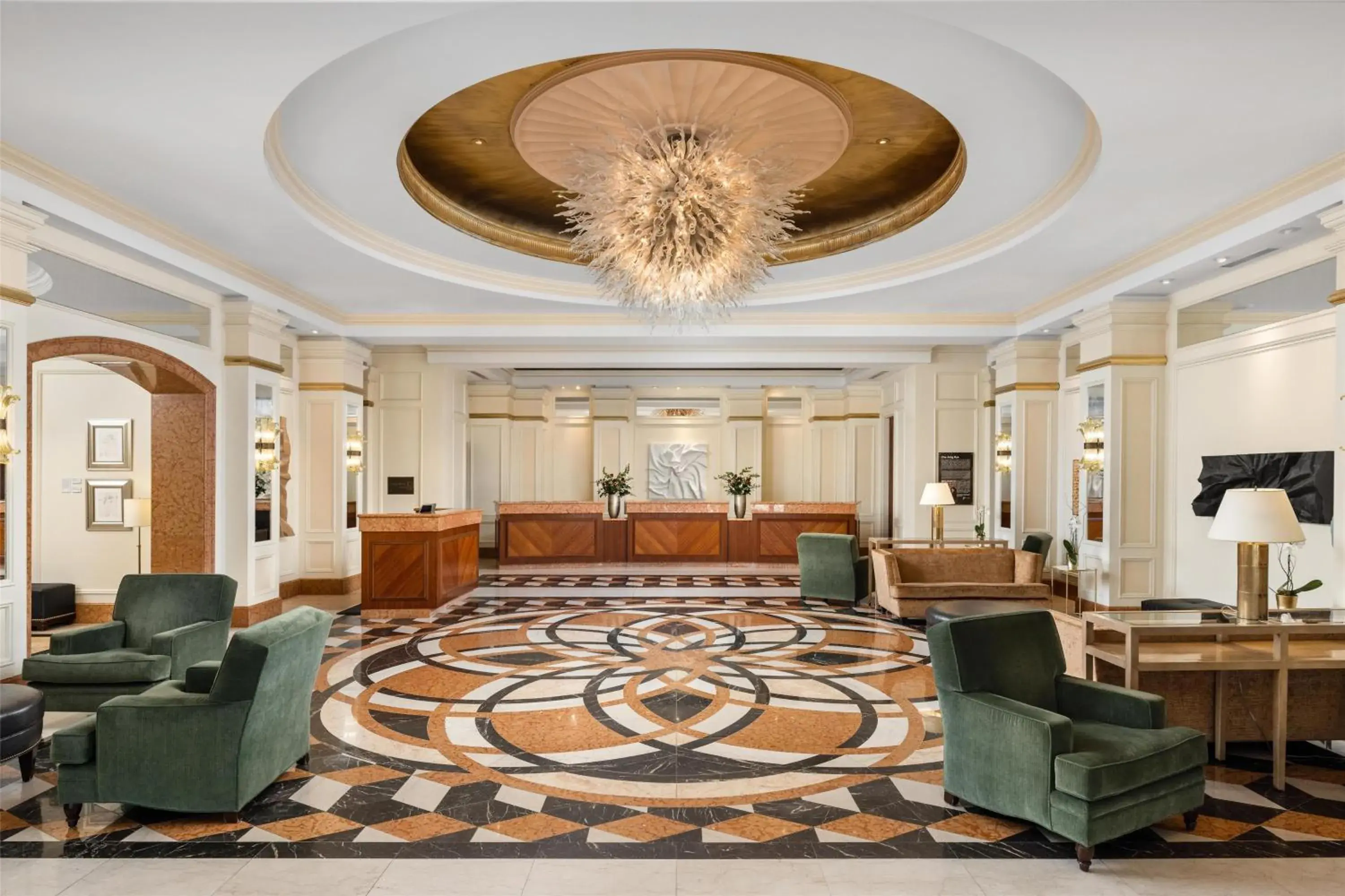 Lobby or reception in Conrad Indianapolis Lobby or reception in Conrad Indianapolis