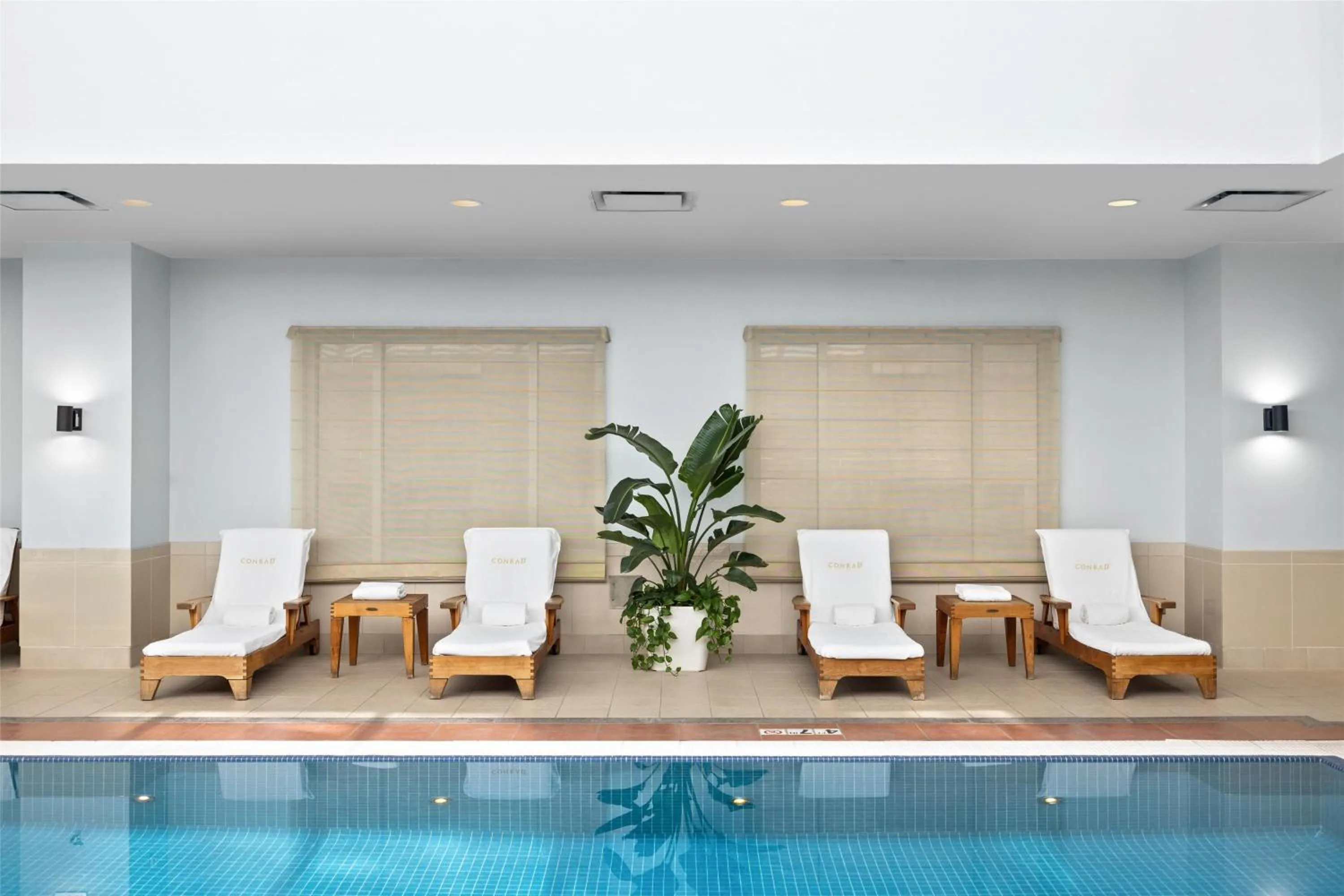 Pool view in Conrad Indianapolis