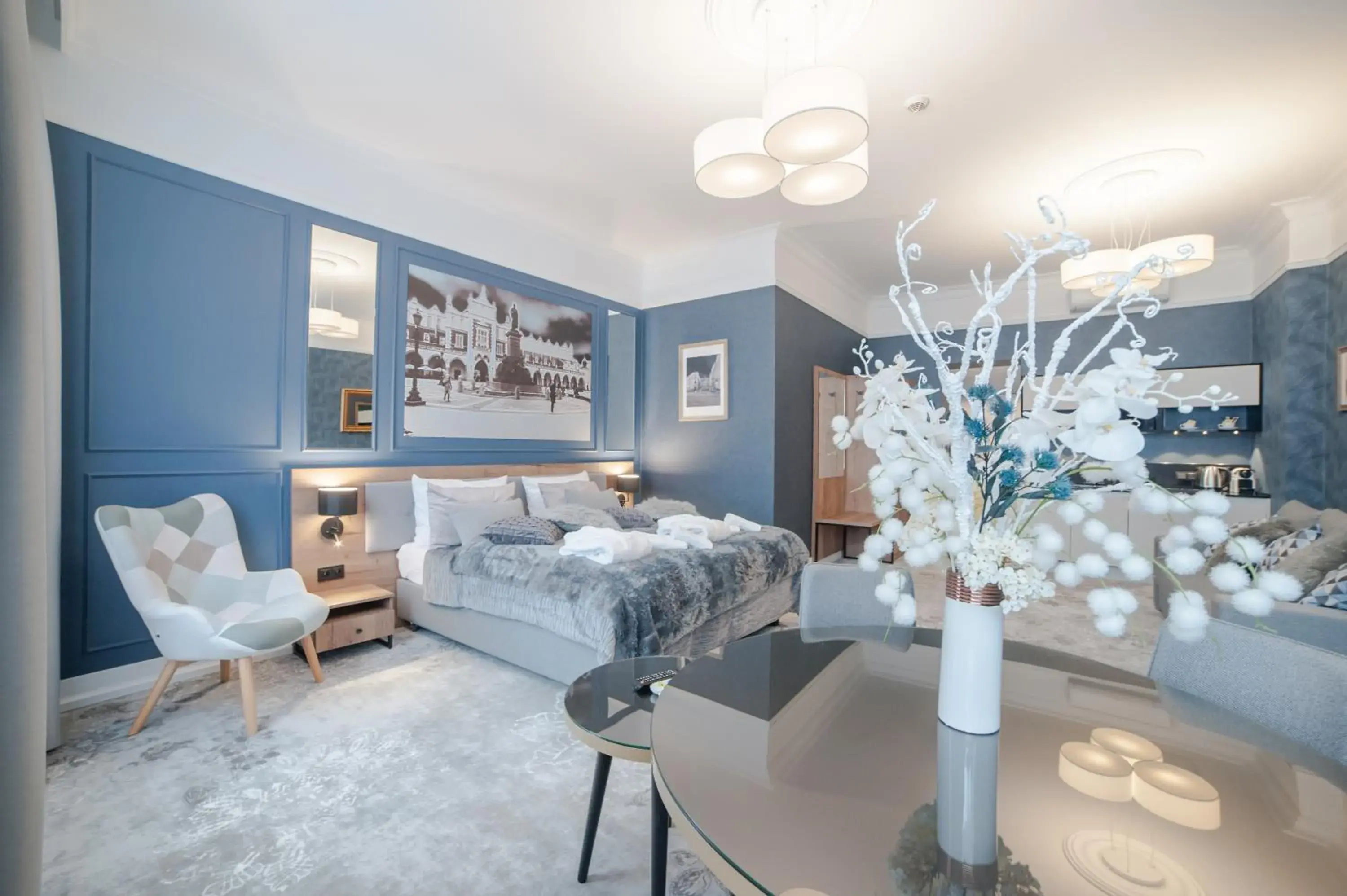 Bed in Vinfort Aparthotel Bed in Vinfort Aparthotel