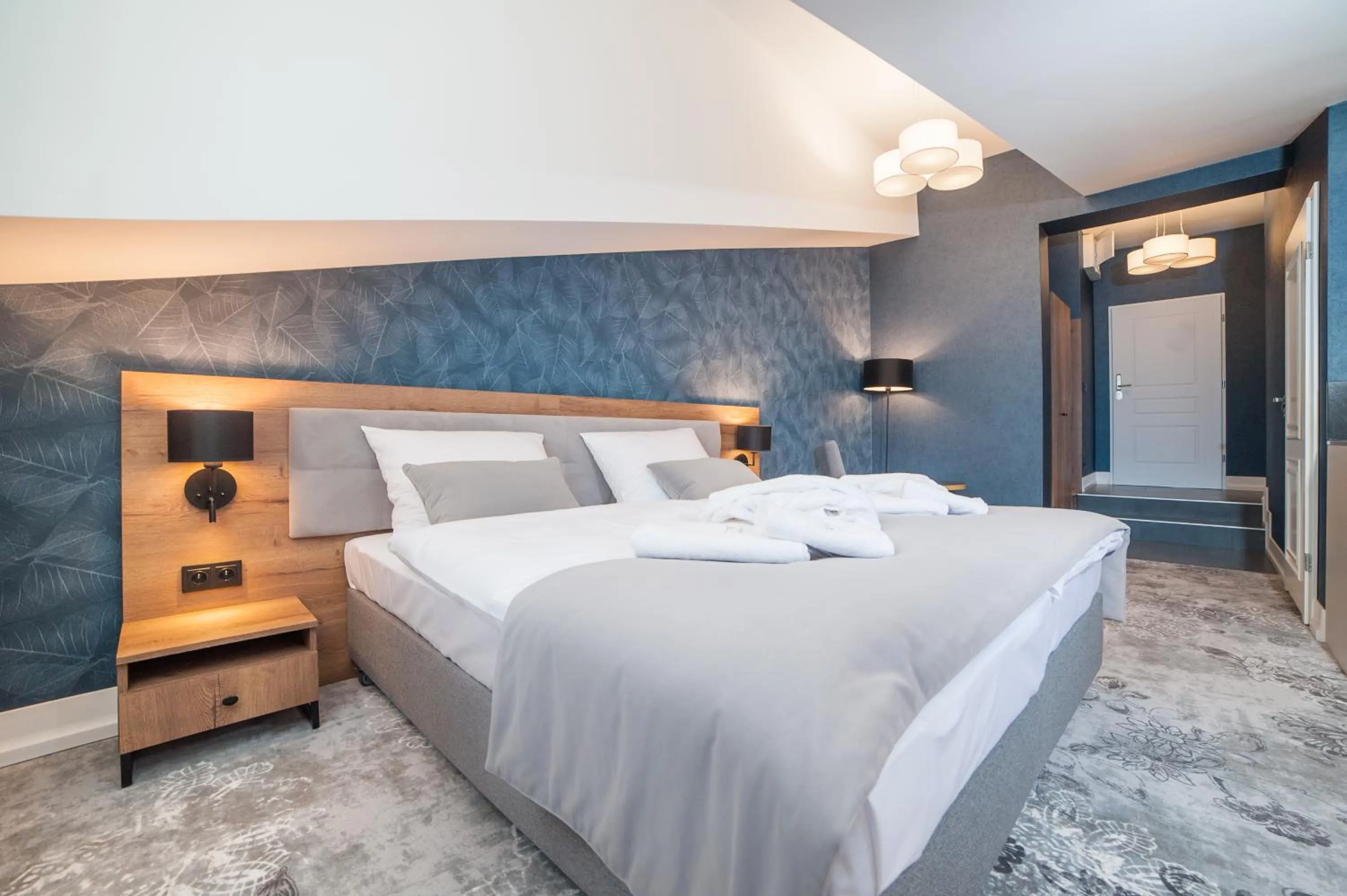 Bed in Vinfort Aparthotel