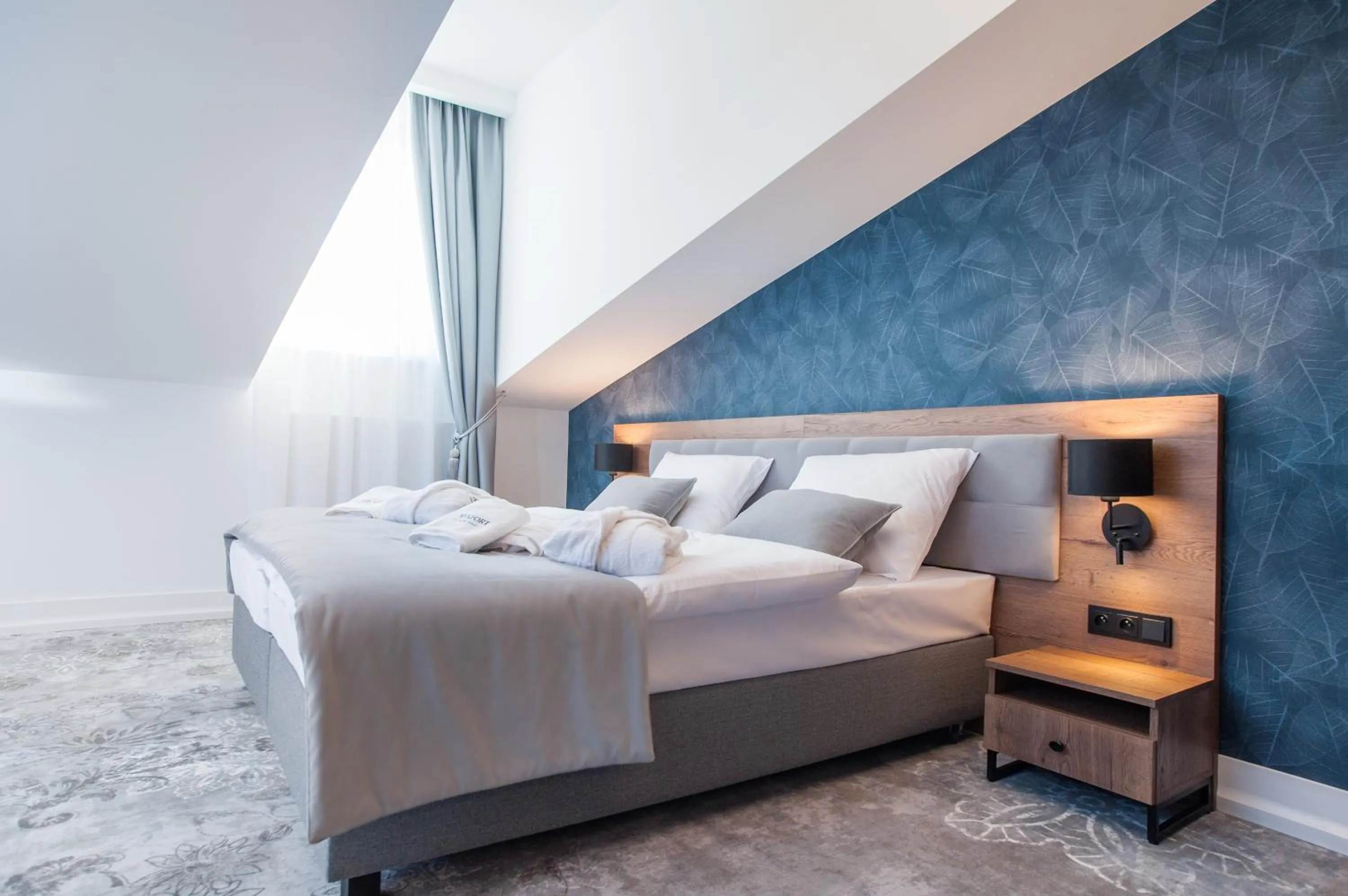 Bed in Vinfort Aparthotel