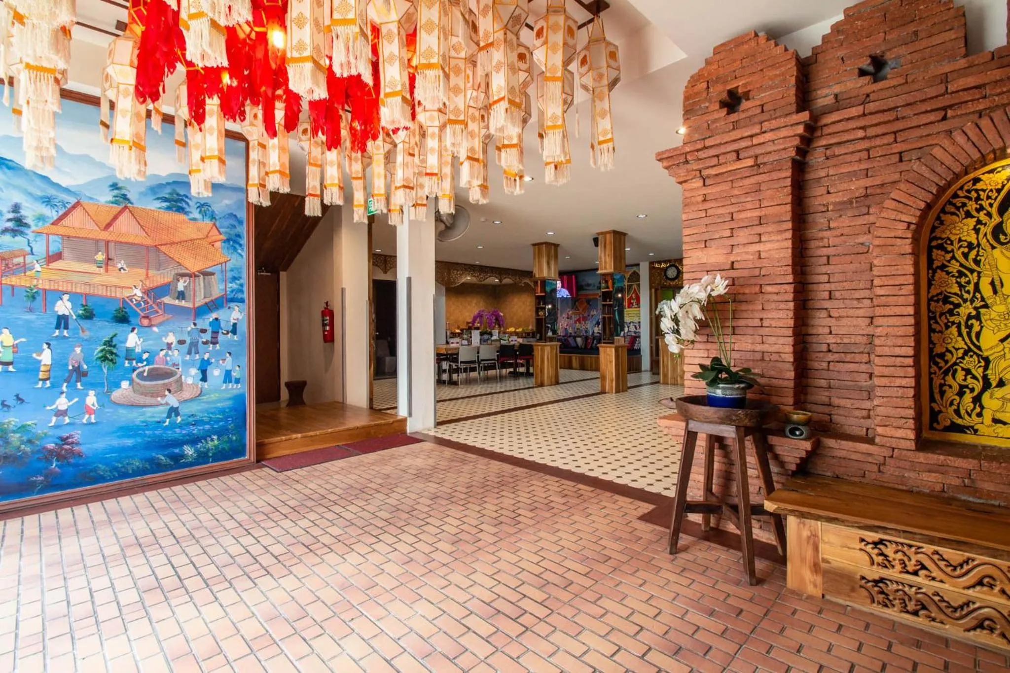 Decorative detail in Anumat Premium Budget Hotel