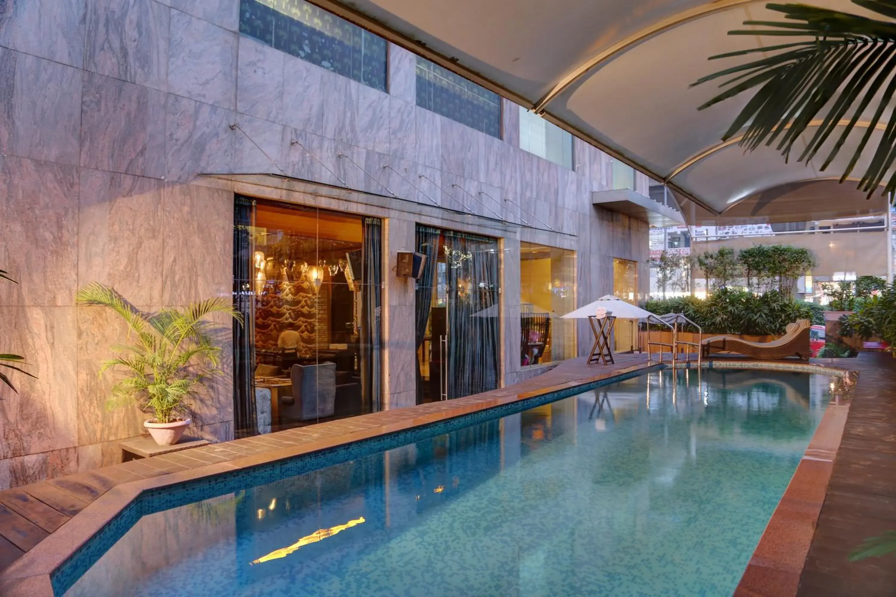 Swimming pool in Mosaic Original,Noida Swimming pool in Mosaic Original,Noida