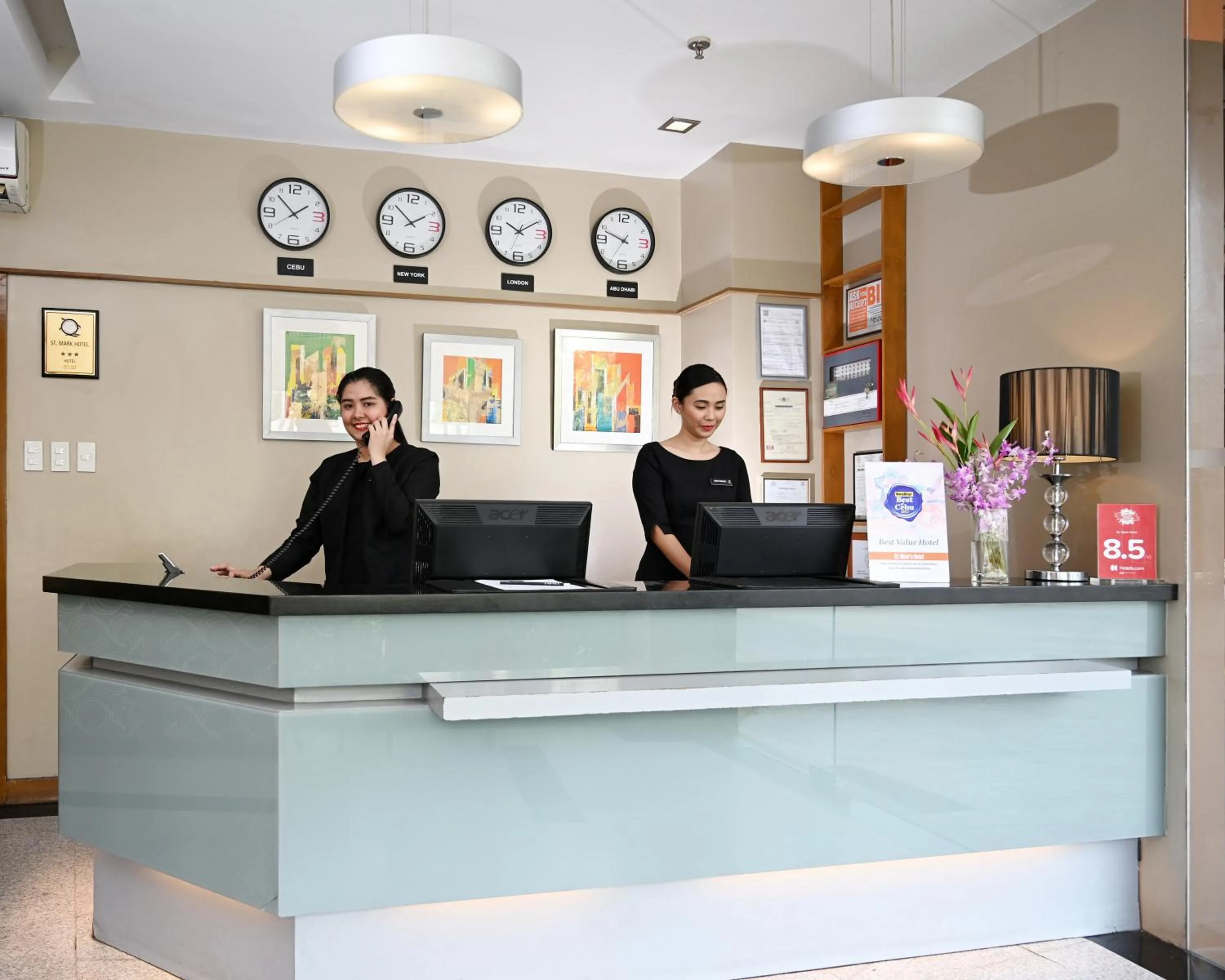 Lobby or reception in St Mark Hotel