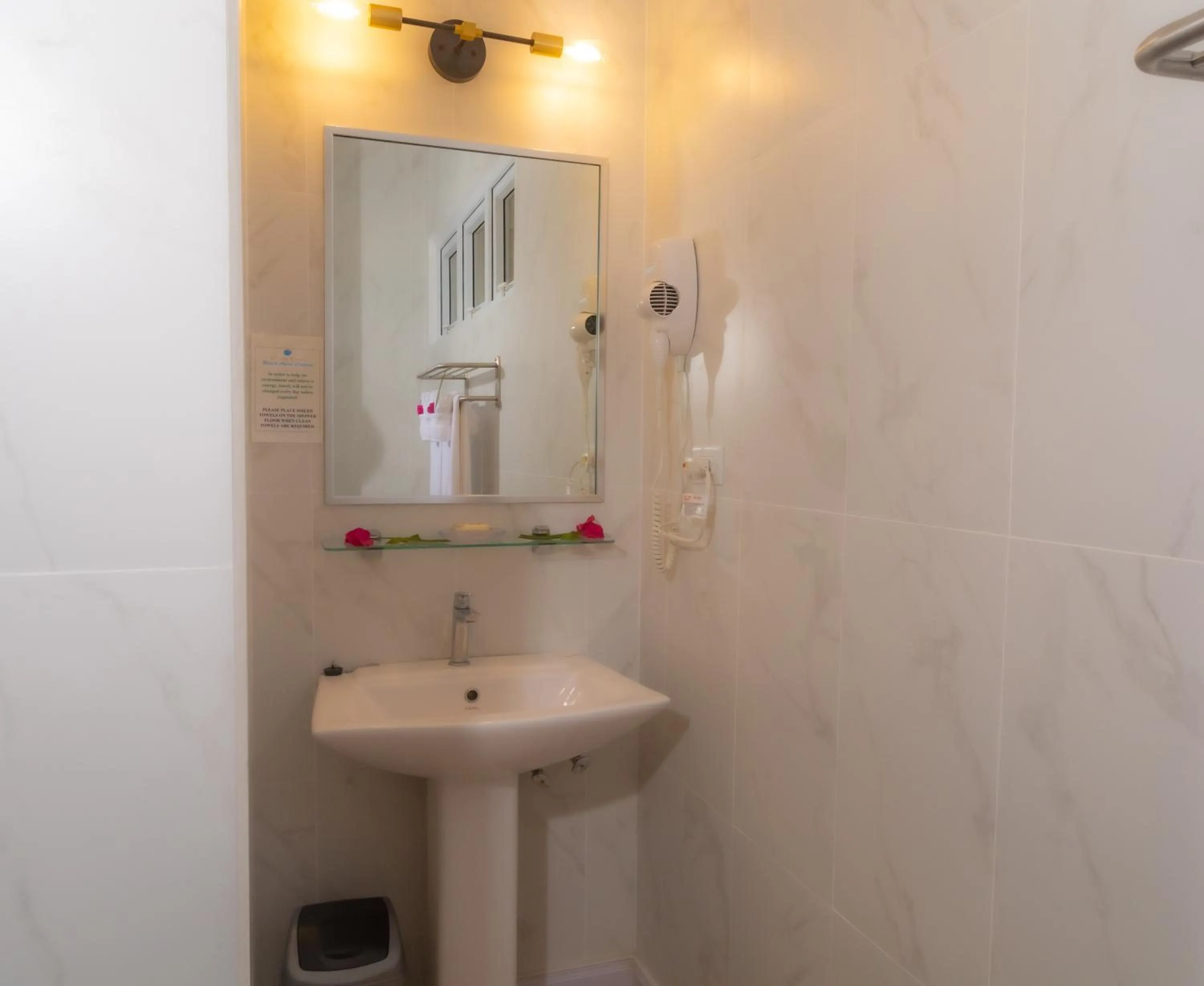 Bathroom in Crown Point Beach Hotel