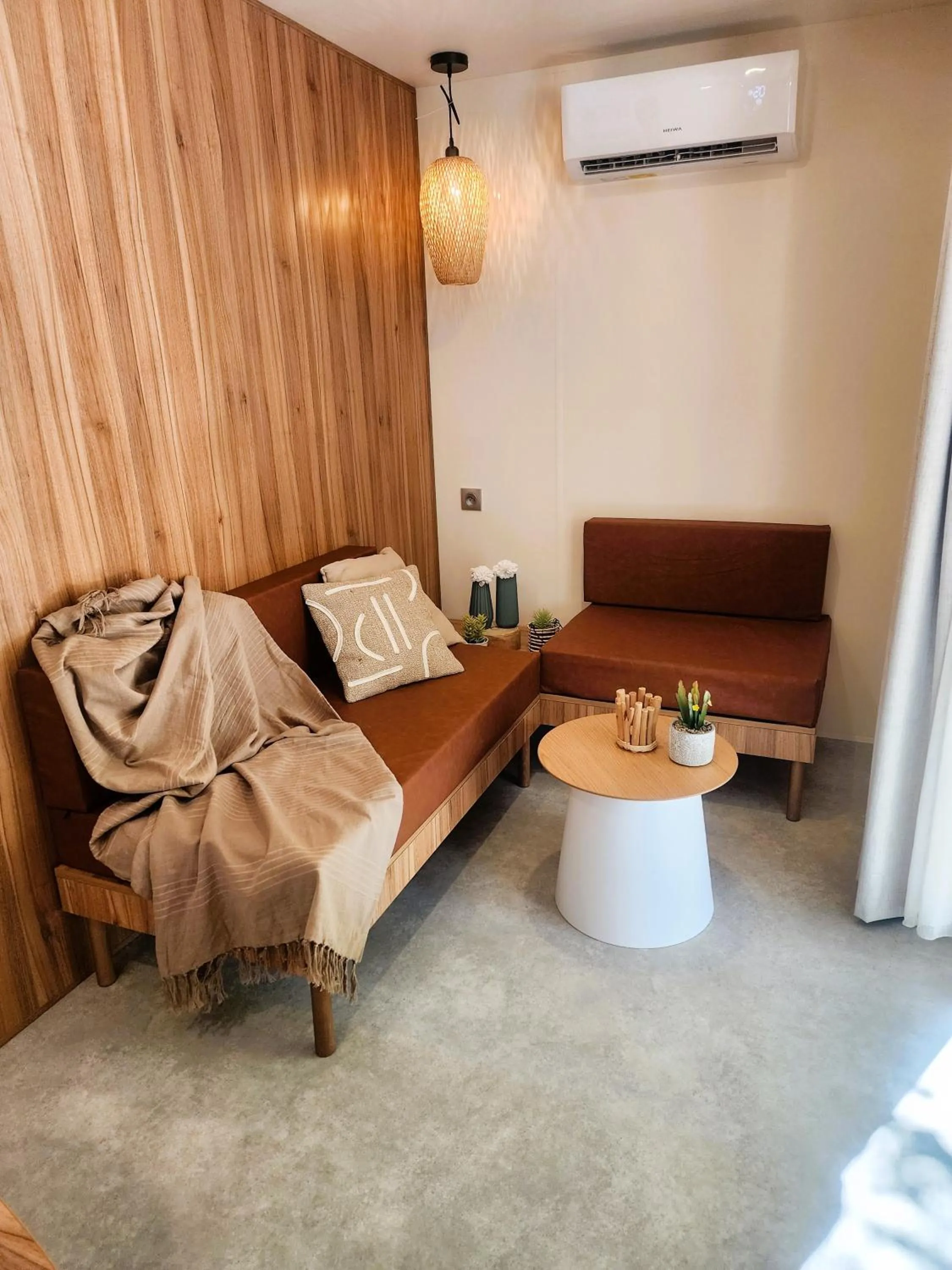 Living room in Mobil Homes Vacances