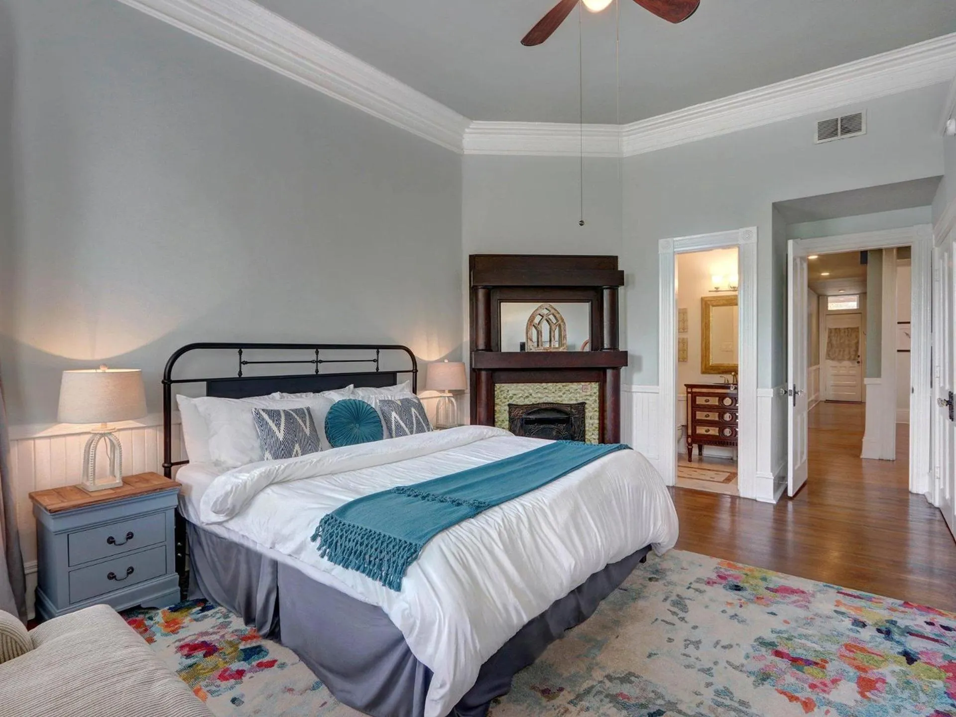 Bed in Parlor On Park