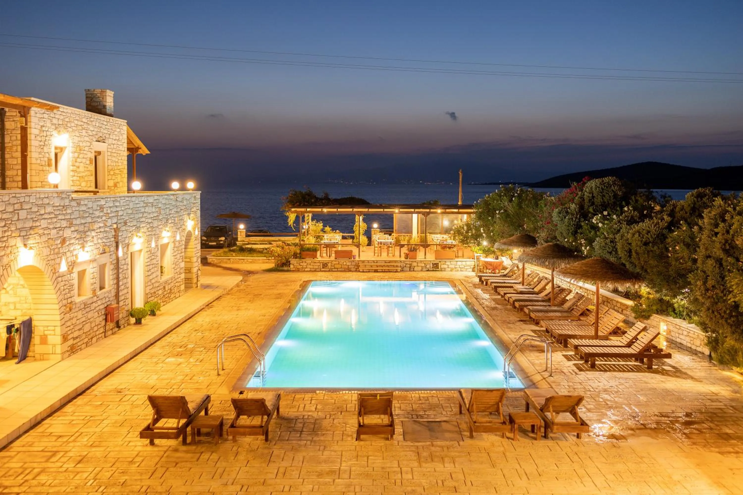 Night in Avgerinos Village