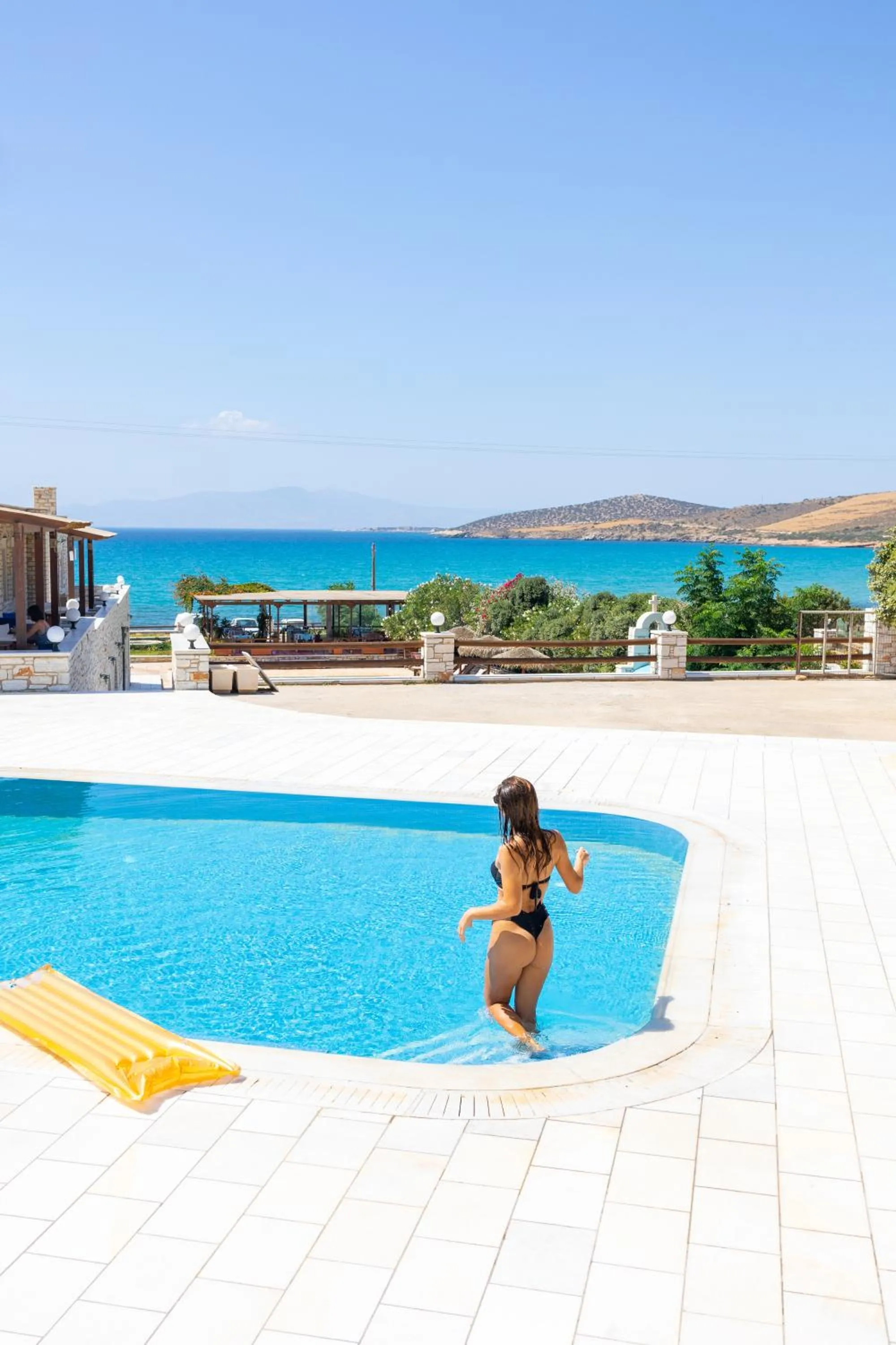 Pool view in Avgerinos Village