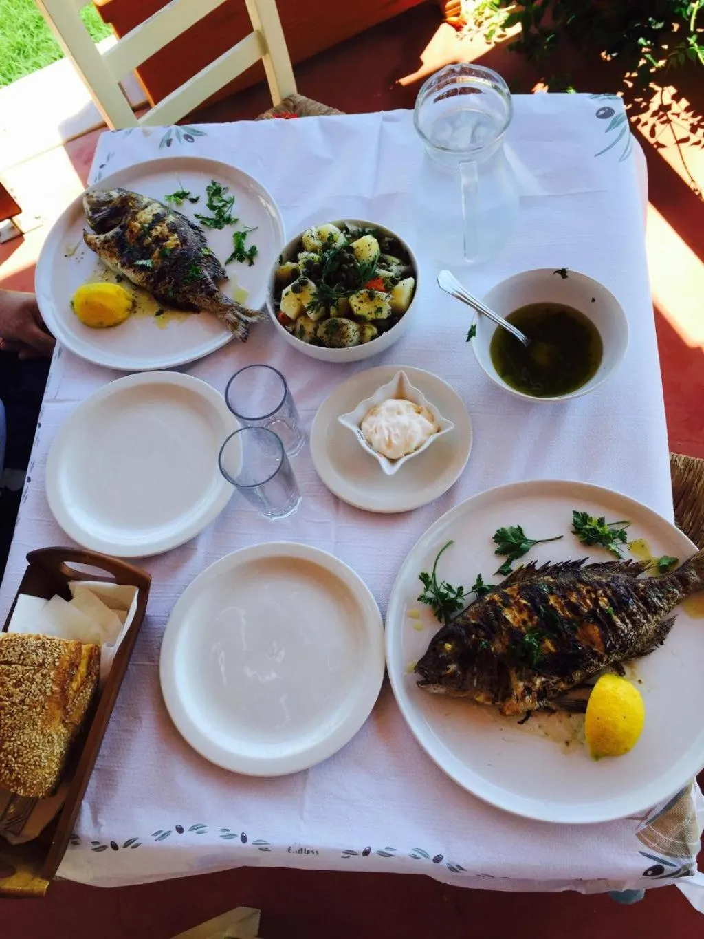 Lunch in Avgerinos Village