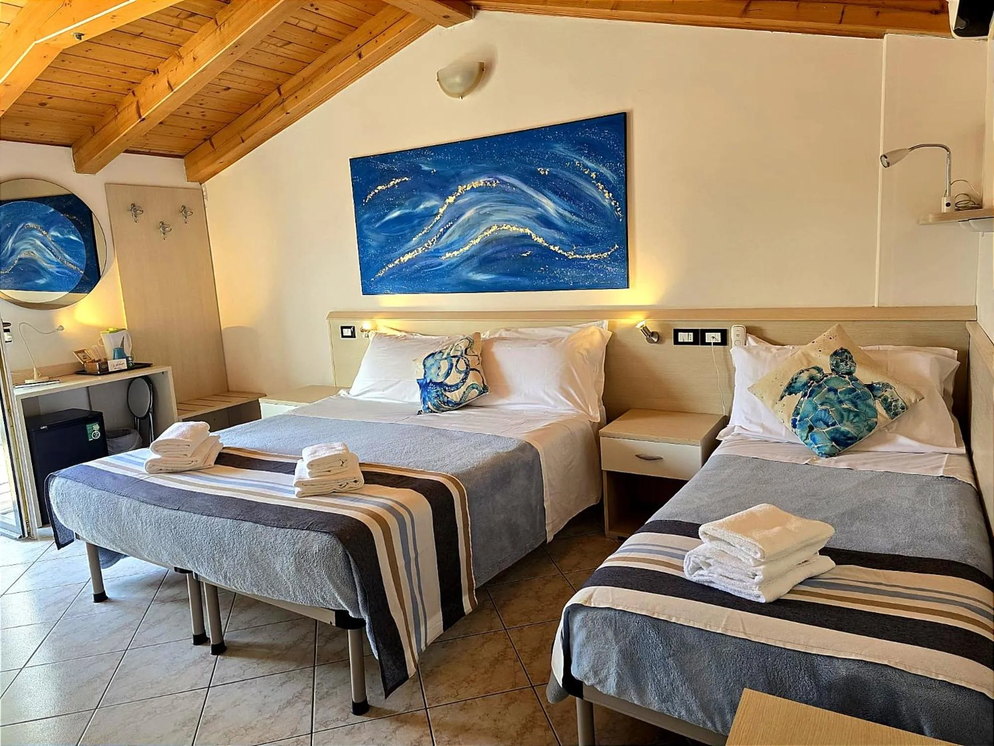 Bedroom, Bed in Hotel Orchidea
