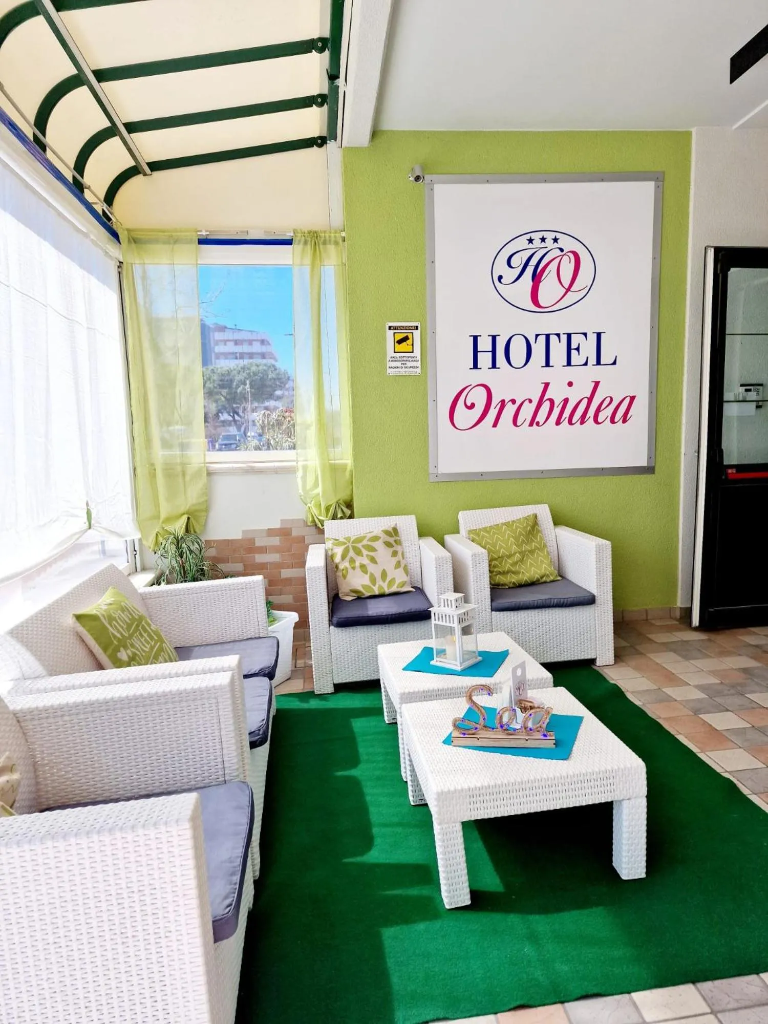 Balcony/Terrace in Hotel Orchidea