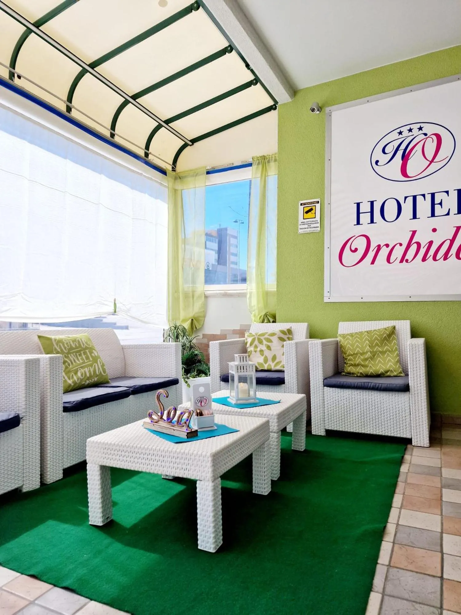 Balcony/Terrace in Hotel Orchidea