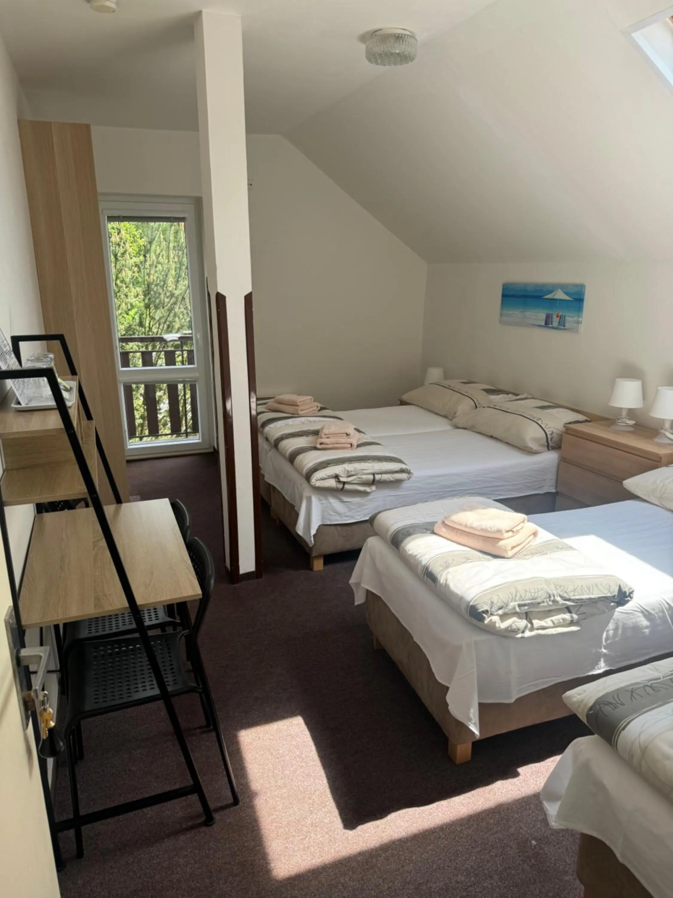 Bed in Hotel Formule