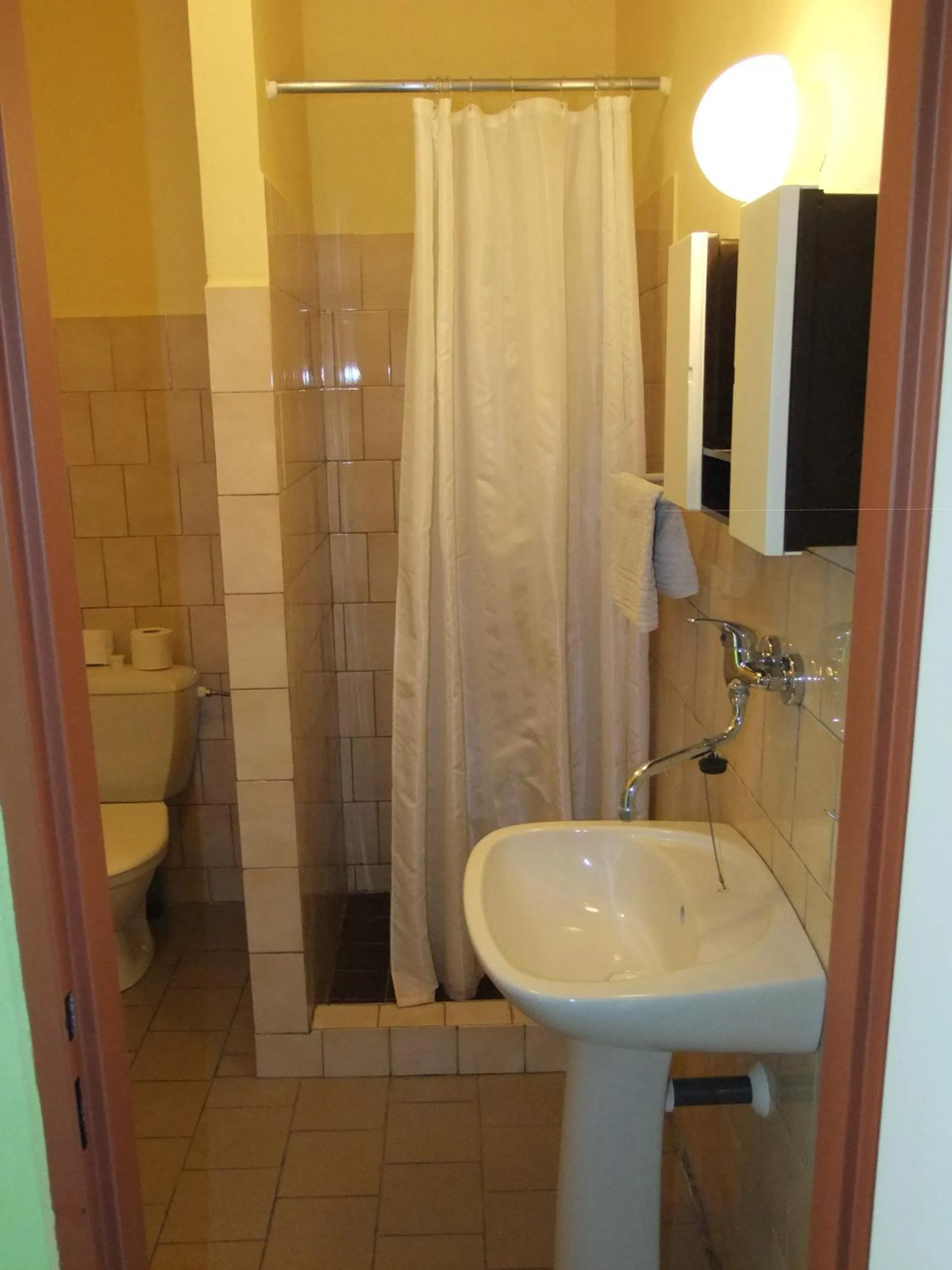 Shower in Hotel Formule