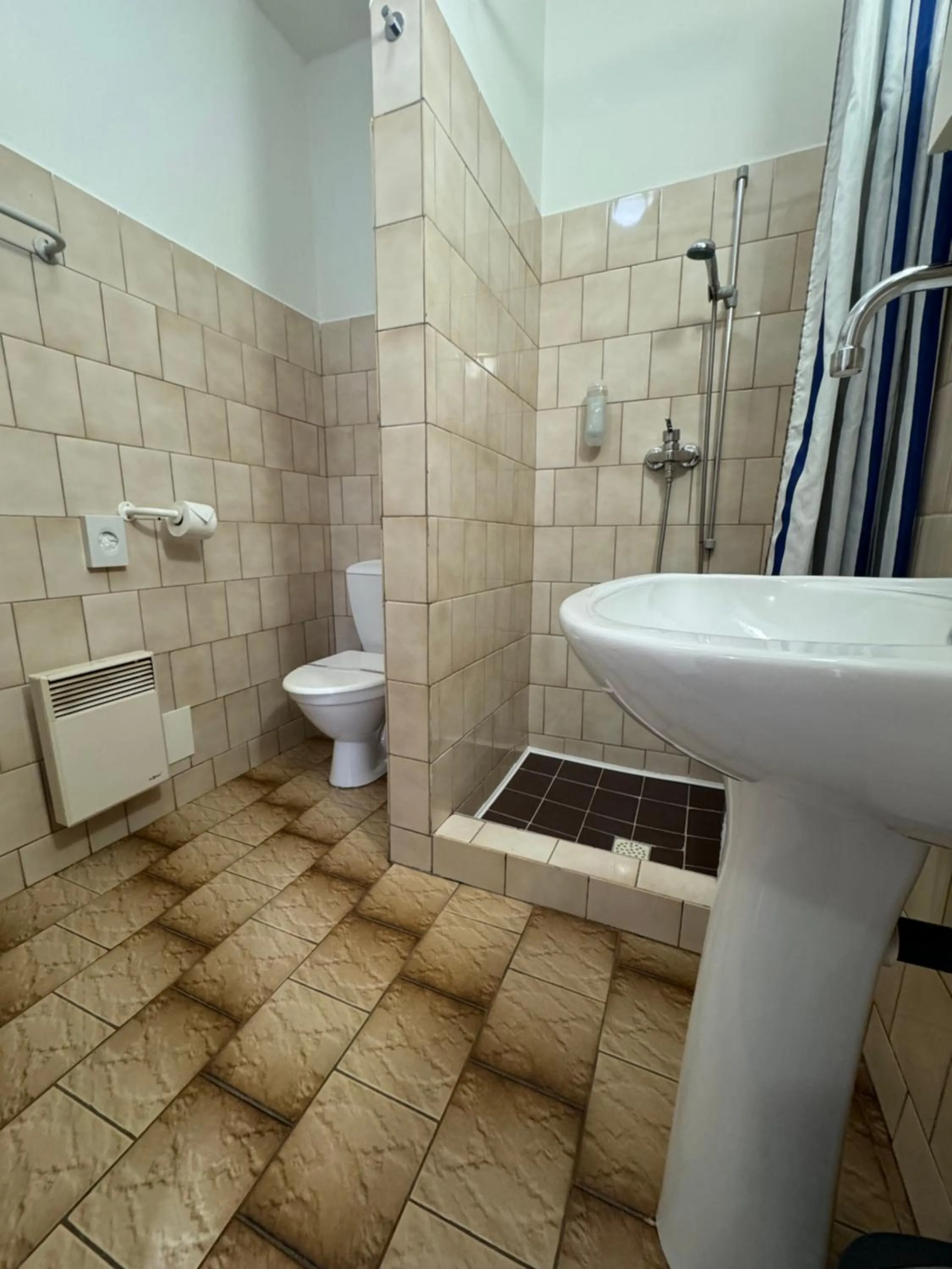 Shower in Hotel Formule