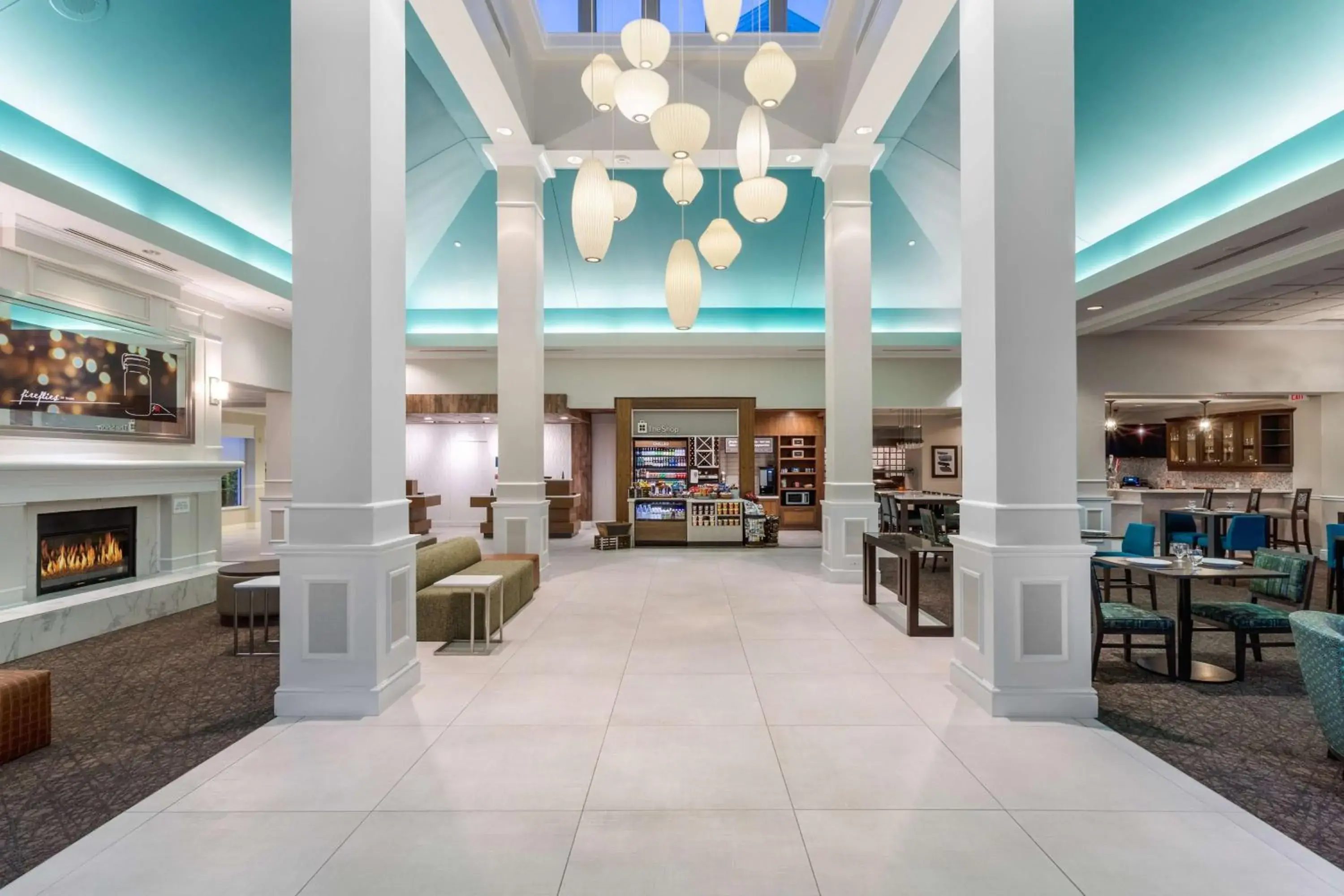 Lobby or reception in Hilton Garden Inn Islip/MacArthur Airport Lobby or reception in Hilton Garden Inn Islip/MacArthur Airport