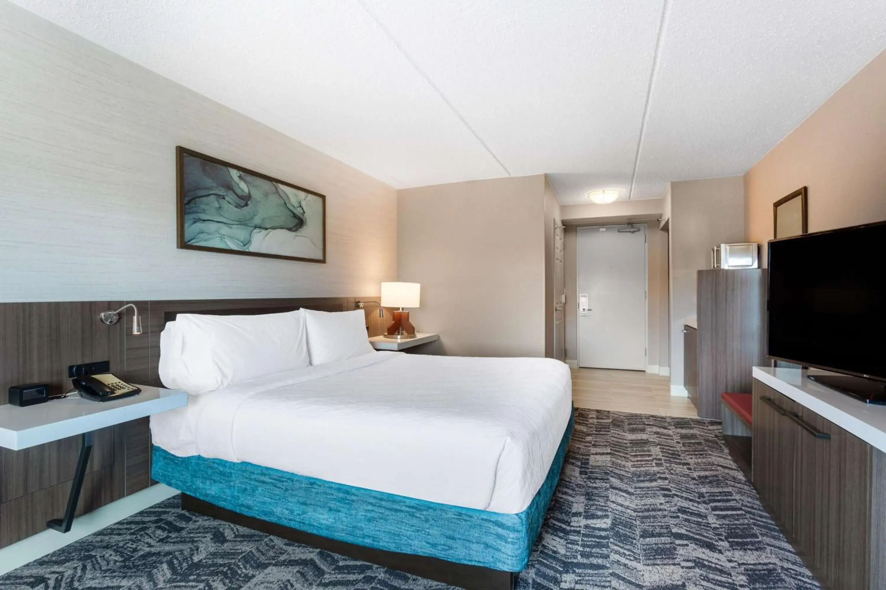 Bed in Hilton Garden Inn Islip/MacArthur Airport Bed in Hilton Garden Inn Islip/MacArthur Airport