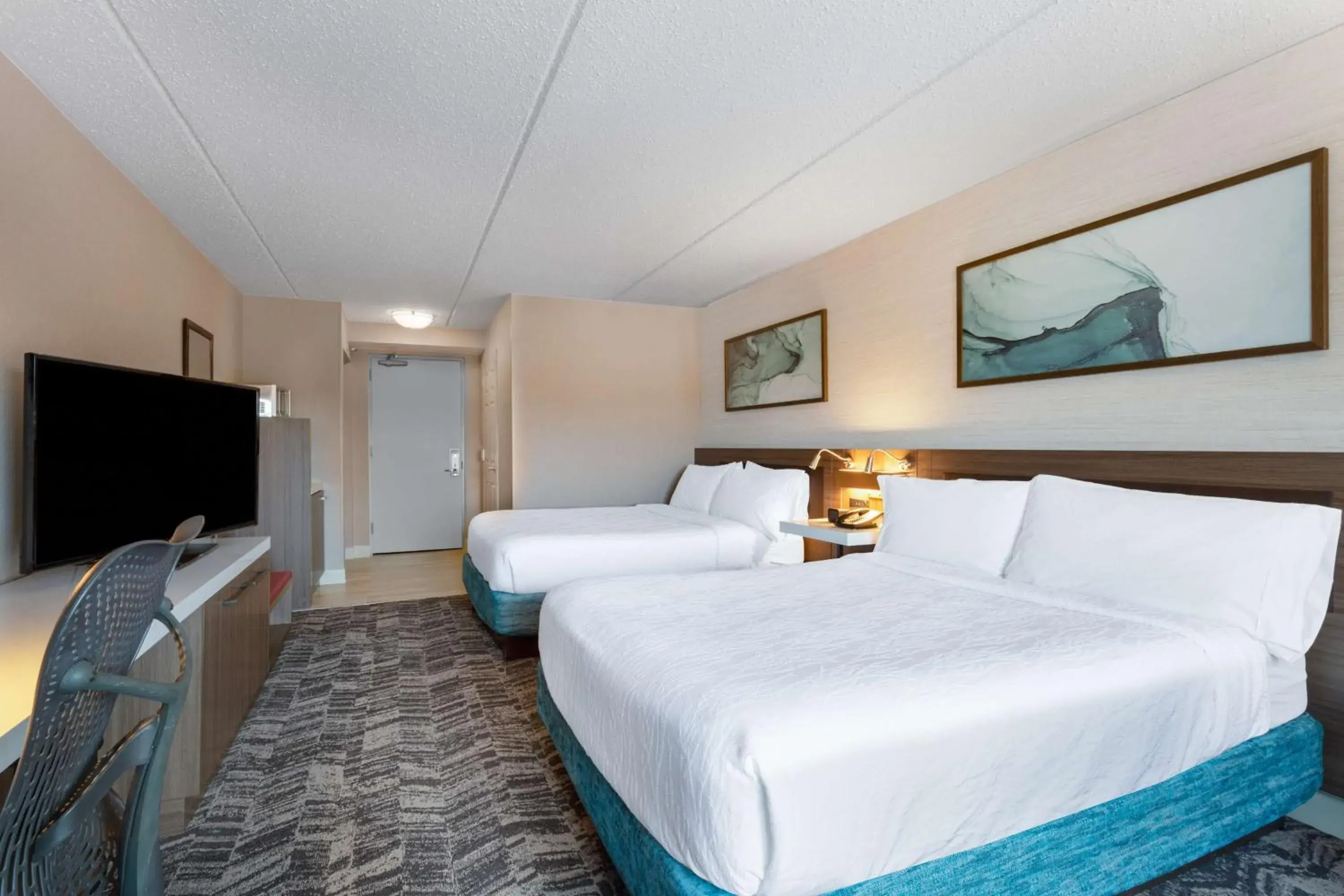 Bed in Hilton Garden Inn Islip/MacArthur Airport Bed in Hilton Garden Inn Islip/MacArthur Airport