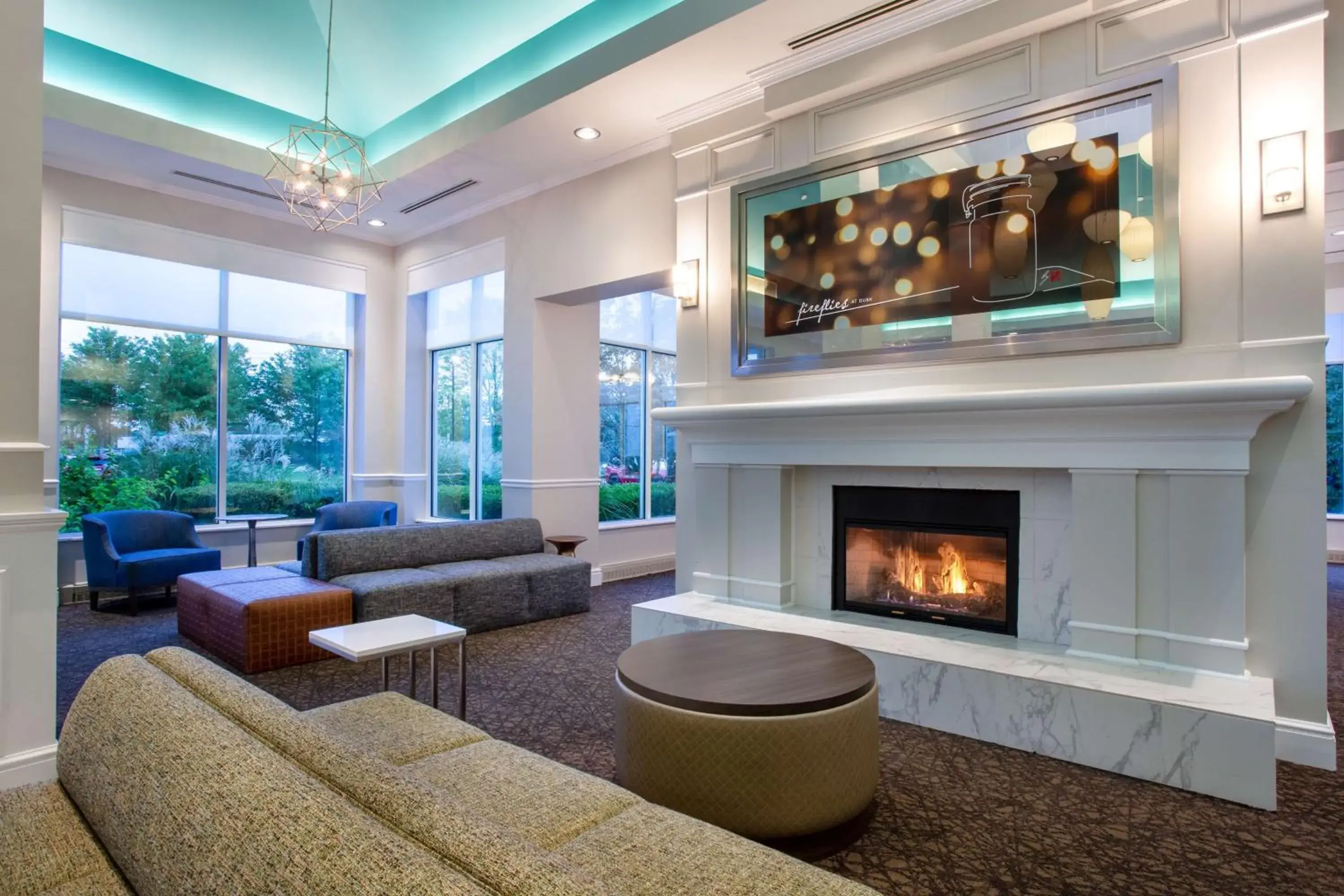 Lobby or reception in Hilton Garden Inn Islip/MacArthur Airport Lobby or reception in Hilton Garden Inn Islip/MacArthur Airport