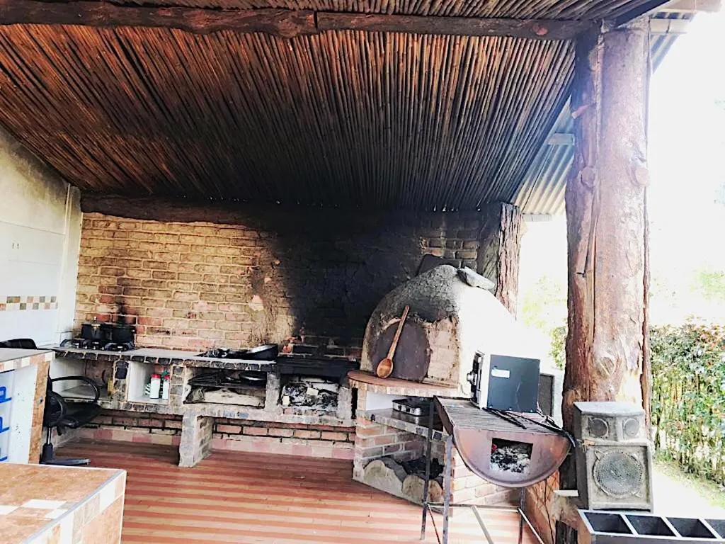 BBQ facilities in Hotel Campestre mirador CaloPala