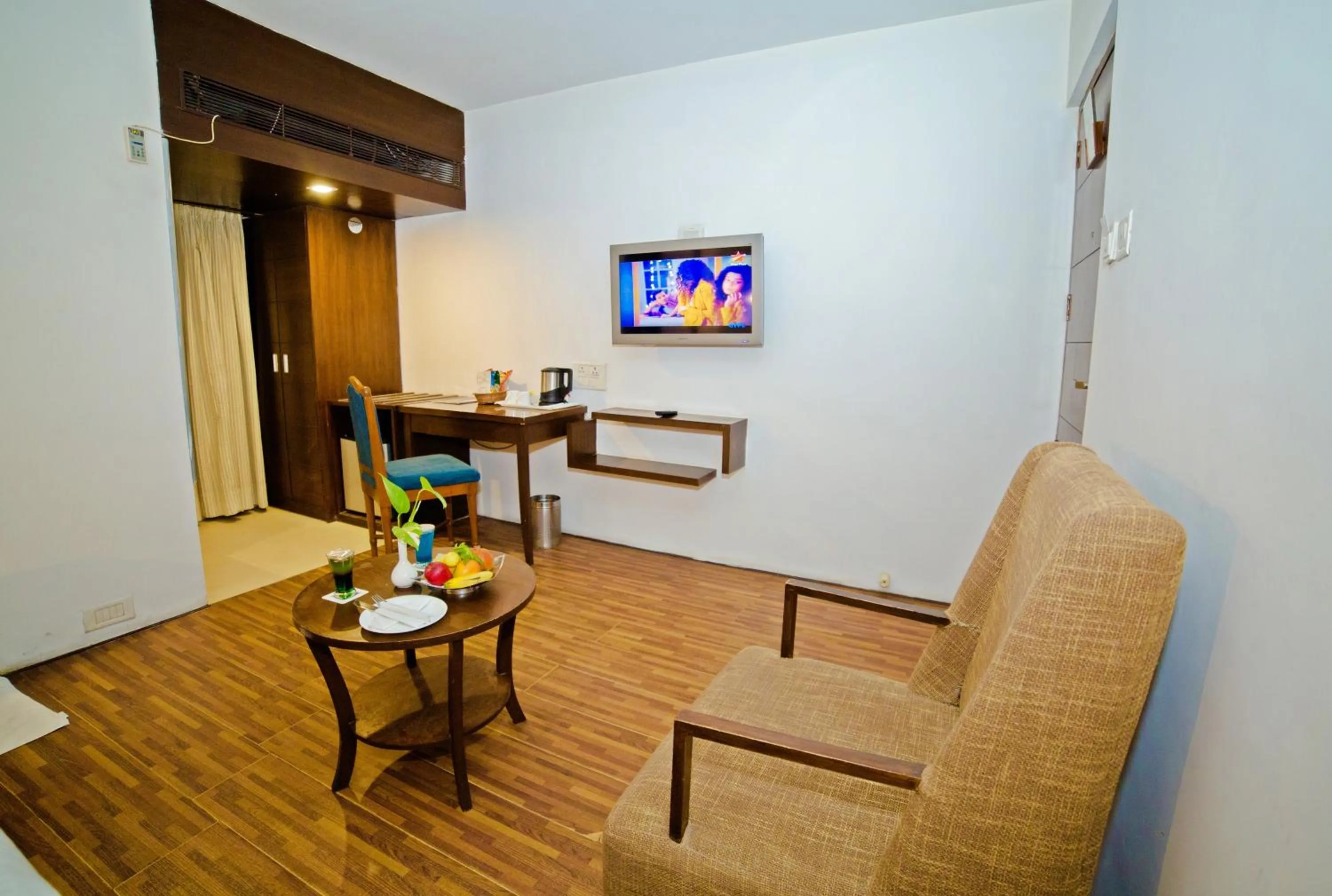 Seating area in Hotel Clarks Collection Bhavnagar