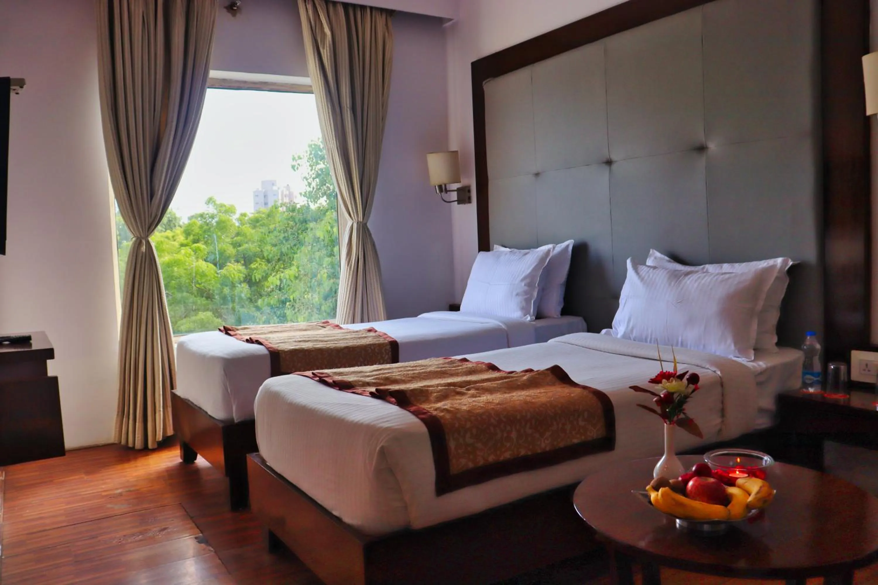 Bed in Hotel Clarks Collection Bhavnagar