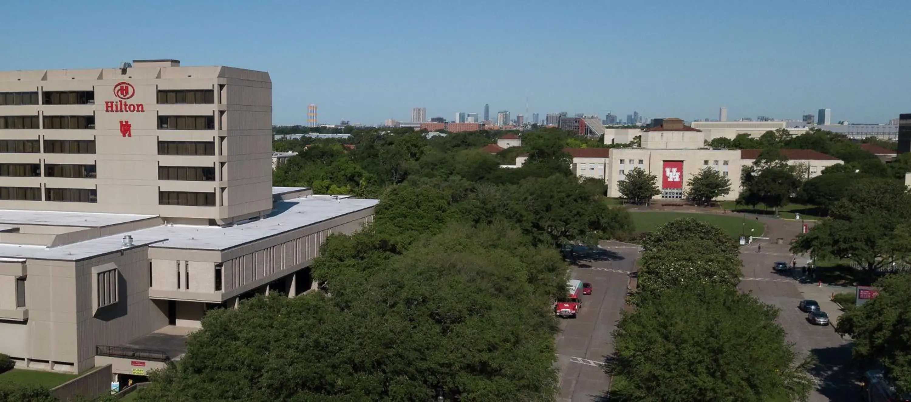 Property building in Hilton University of Houston Property building in Hilton University of Houston