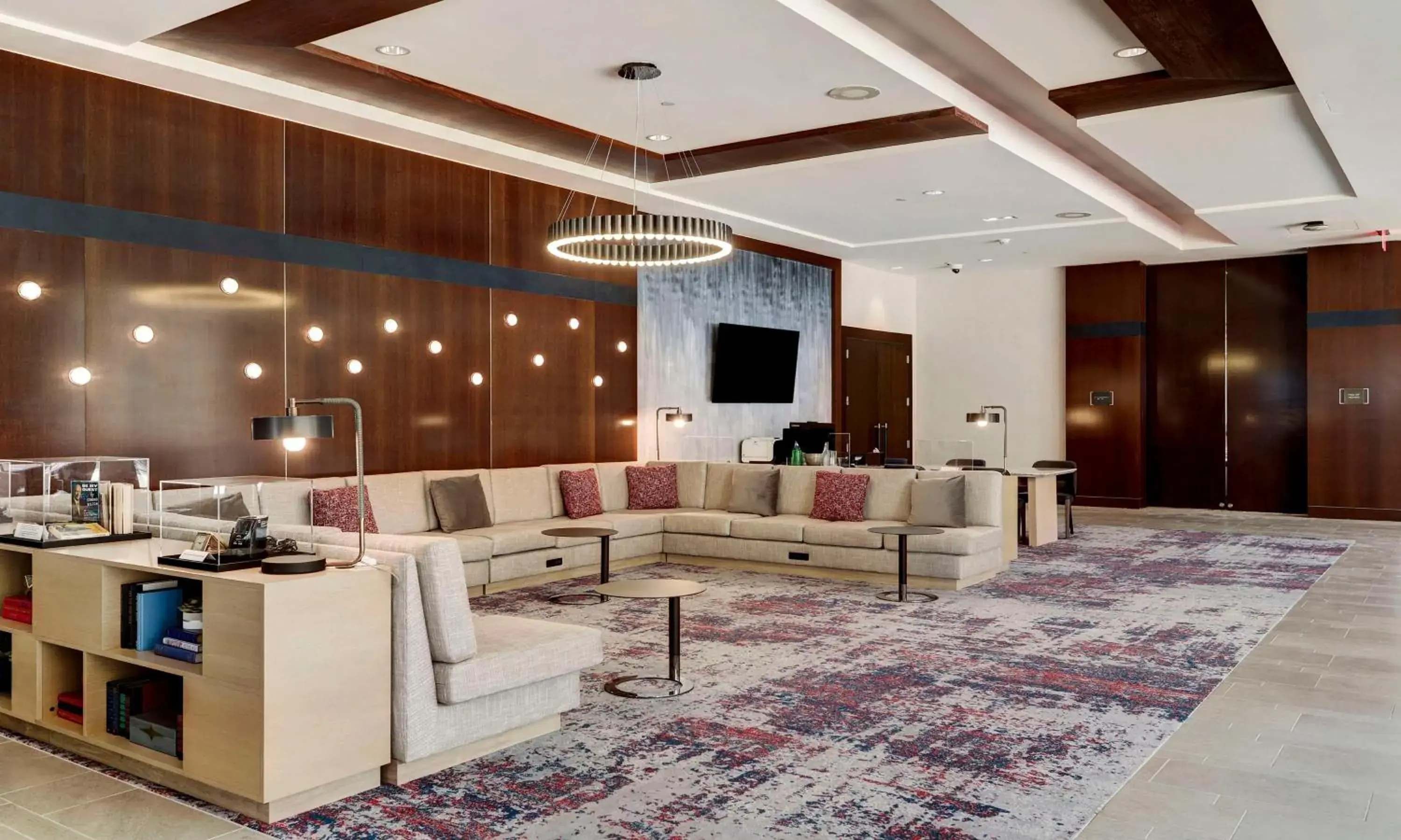 Lobby or reception in Hilton University of Houston Lobby or reception in Hilton University of Houston