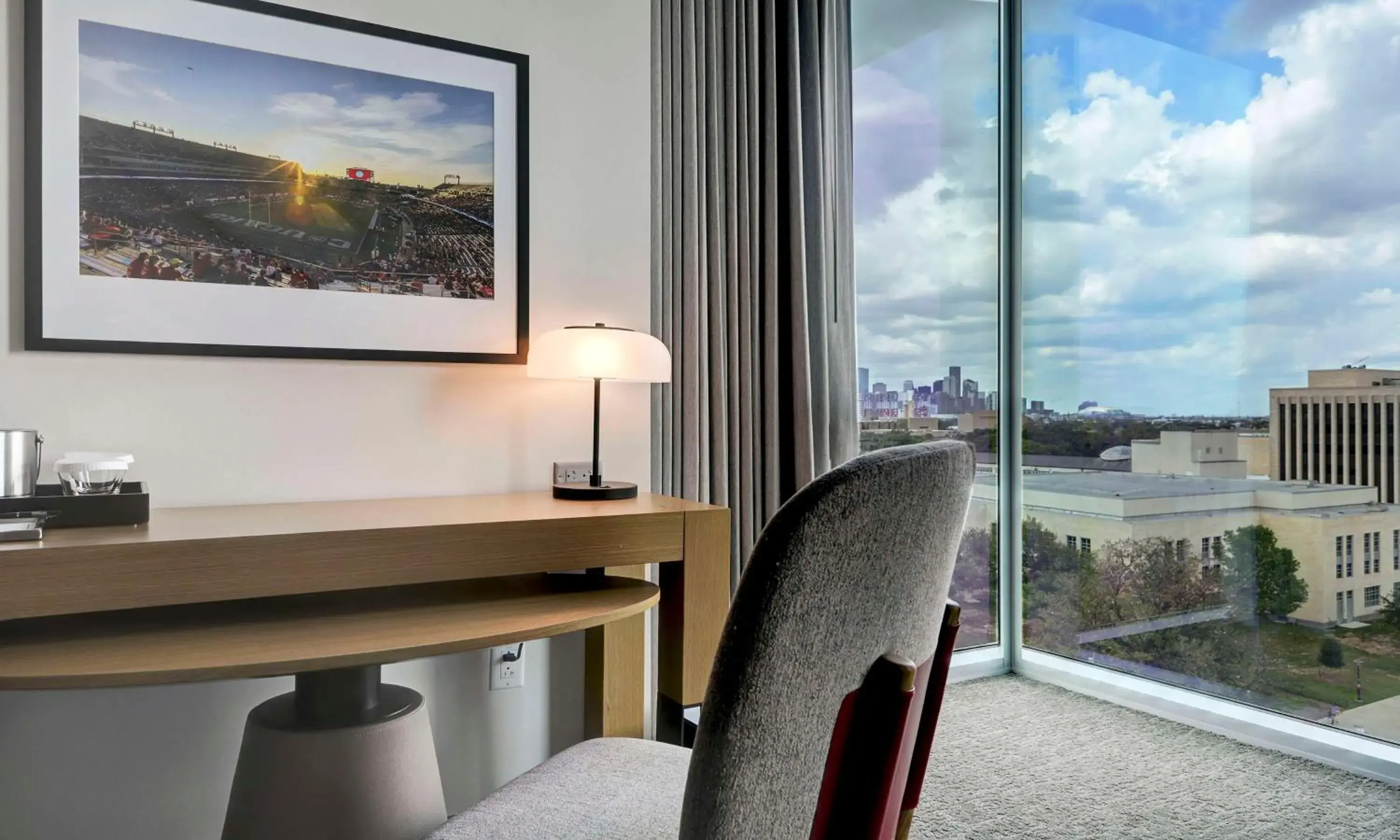 Bedroom in Hilton University of Houston Bedroom in Hilton University of Houston