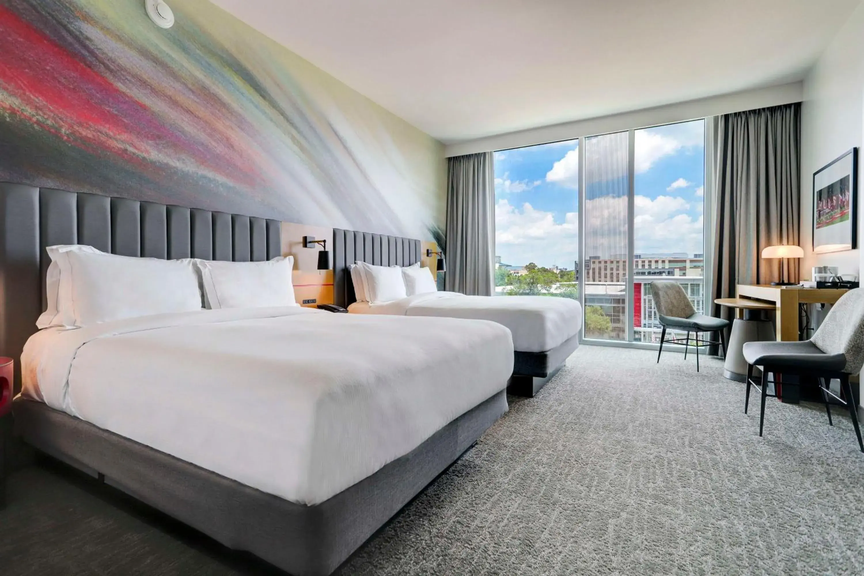 Bed in Hilton University of Houston Bed in Hilton University of Houston