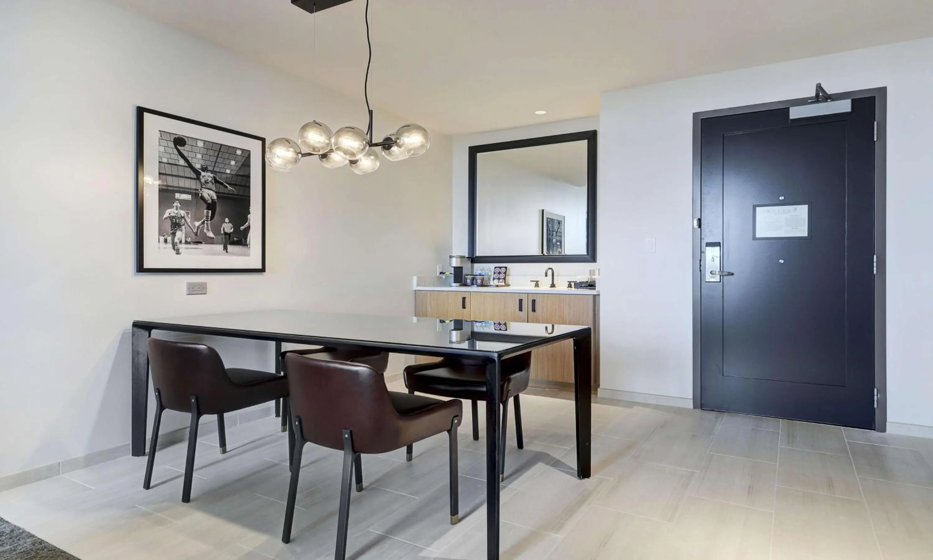 Living room in Hilton University of Houston