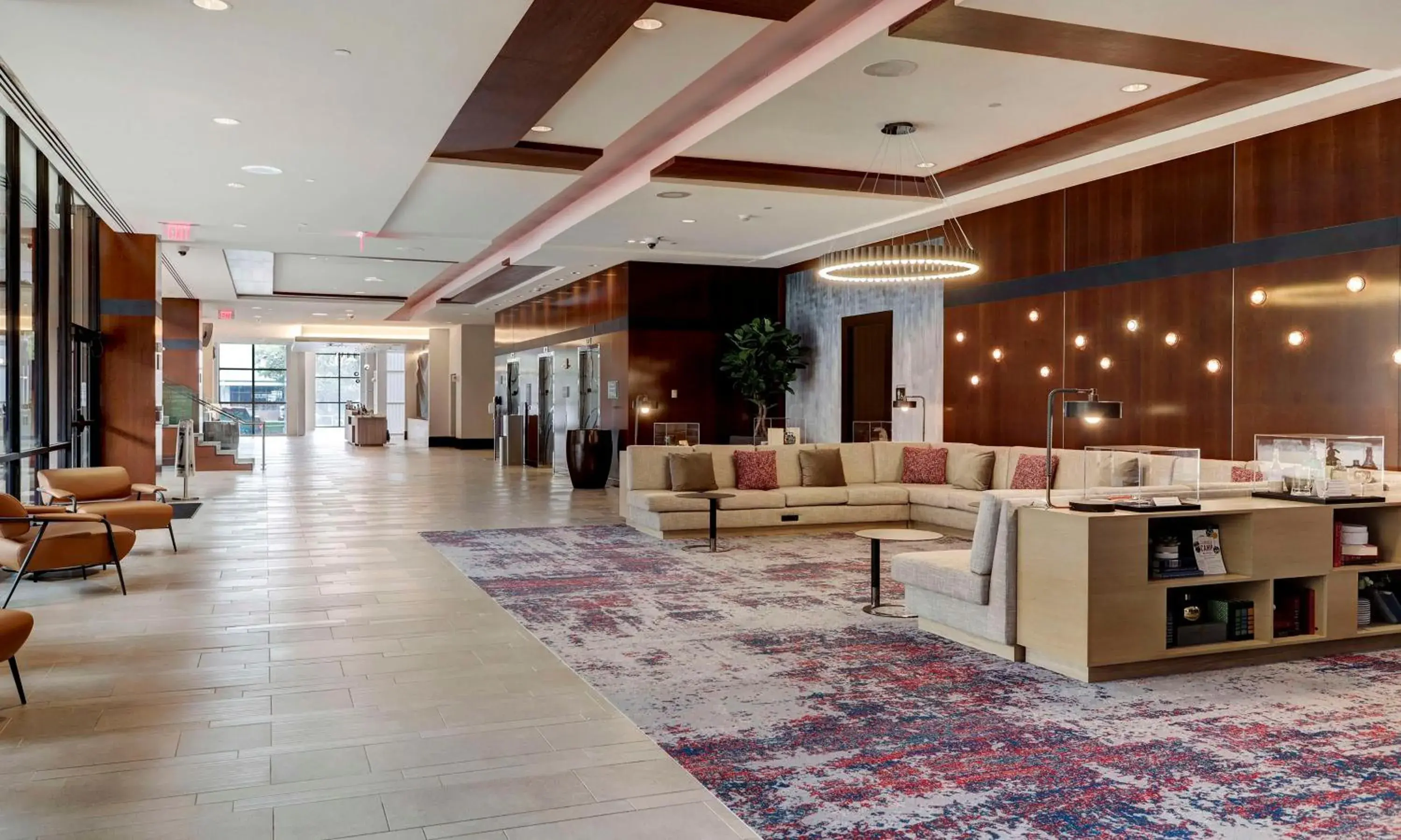 Lobby or reception in Hilton University of Houston Lobby or reception in Hilton University of Houston