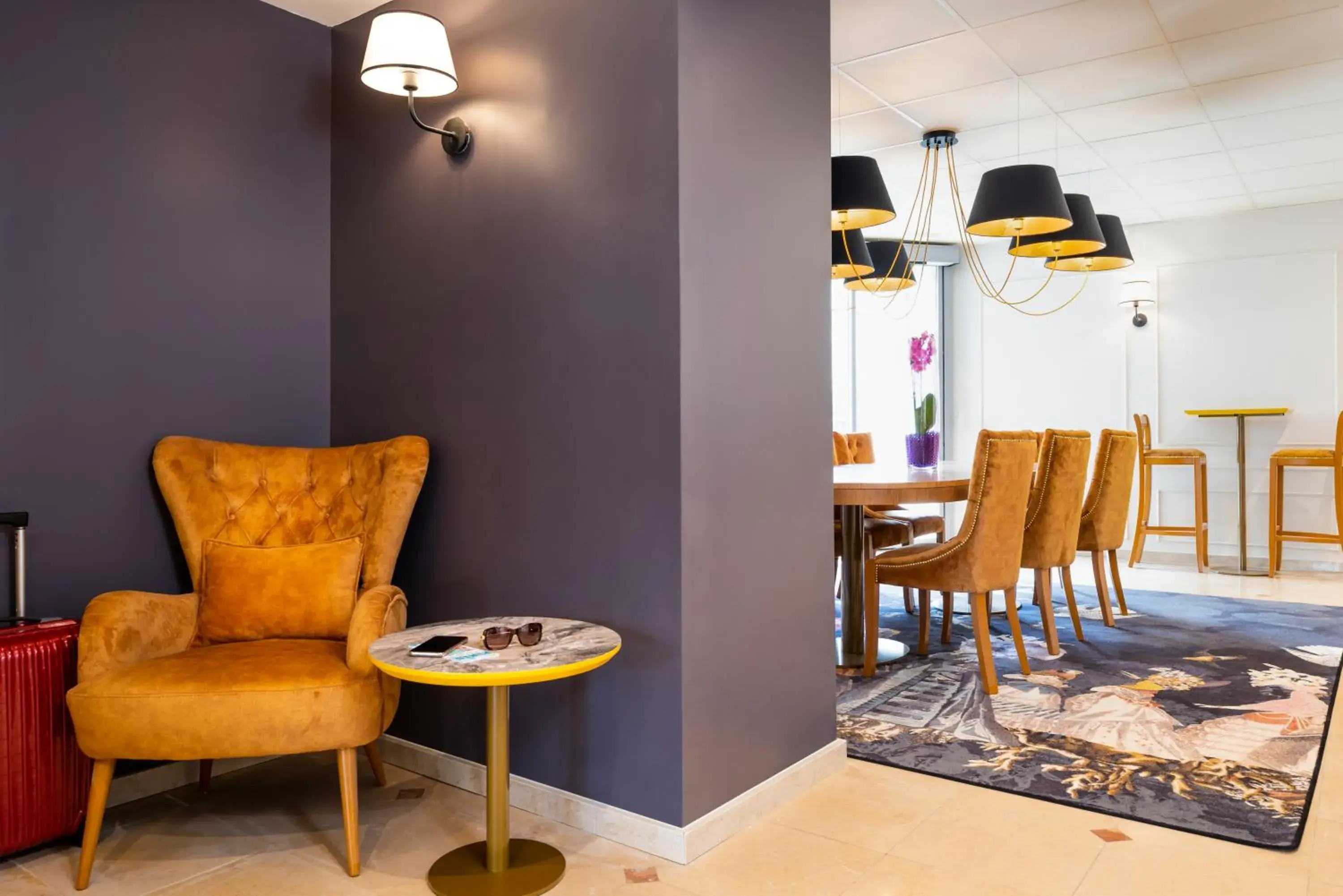 Living room in Hotel des Lys Living room in Hotel des Lys