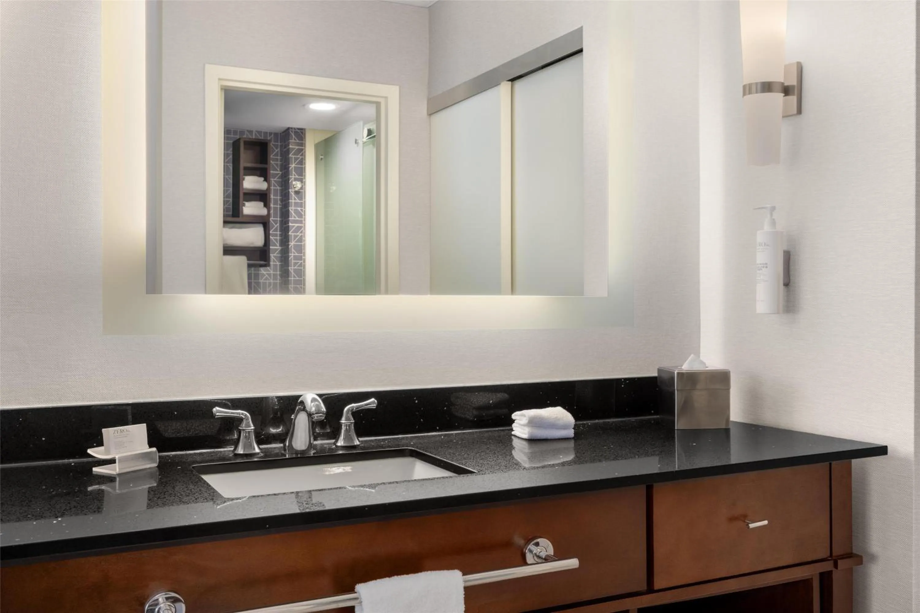 Bathroom in Homewood Suites by Hilton Indianapolis Carmel