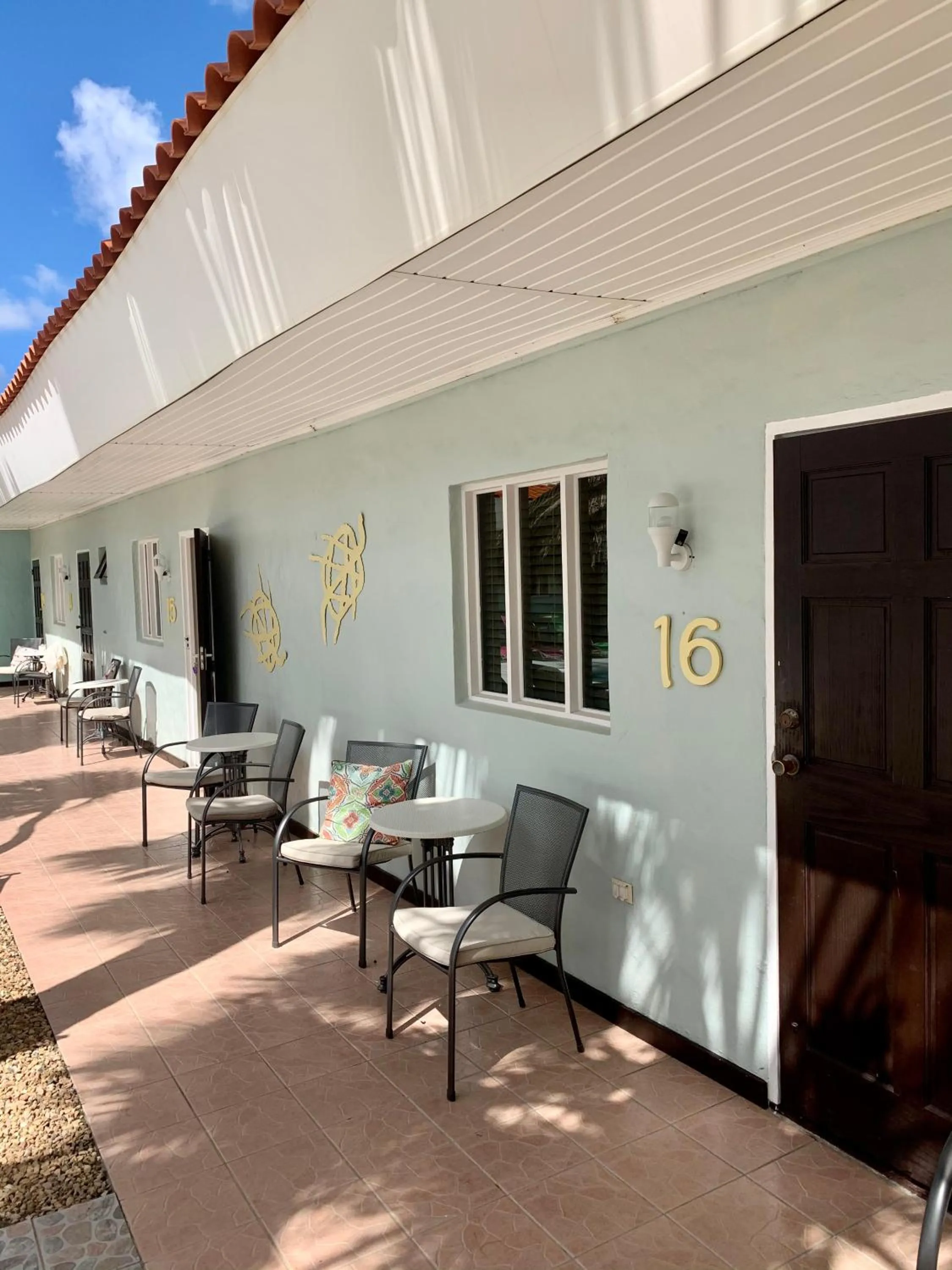 Balcony/Terrace in Arubiana Inn Hotel