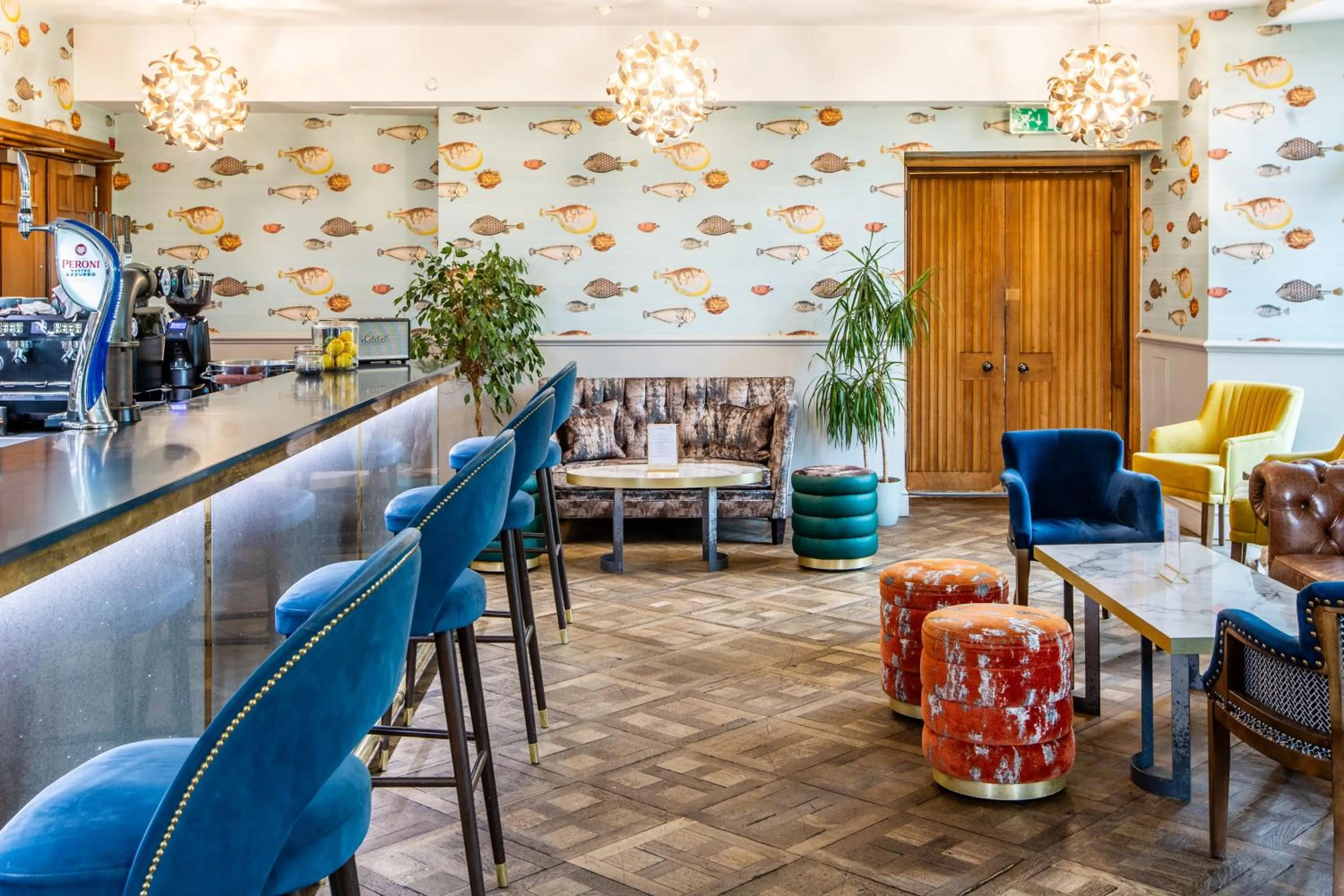 Lounge or bar in The Wood Norton