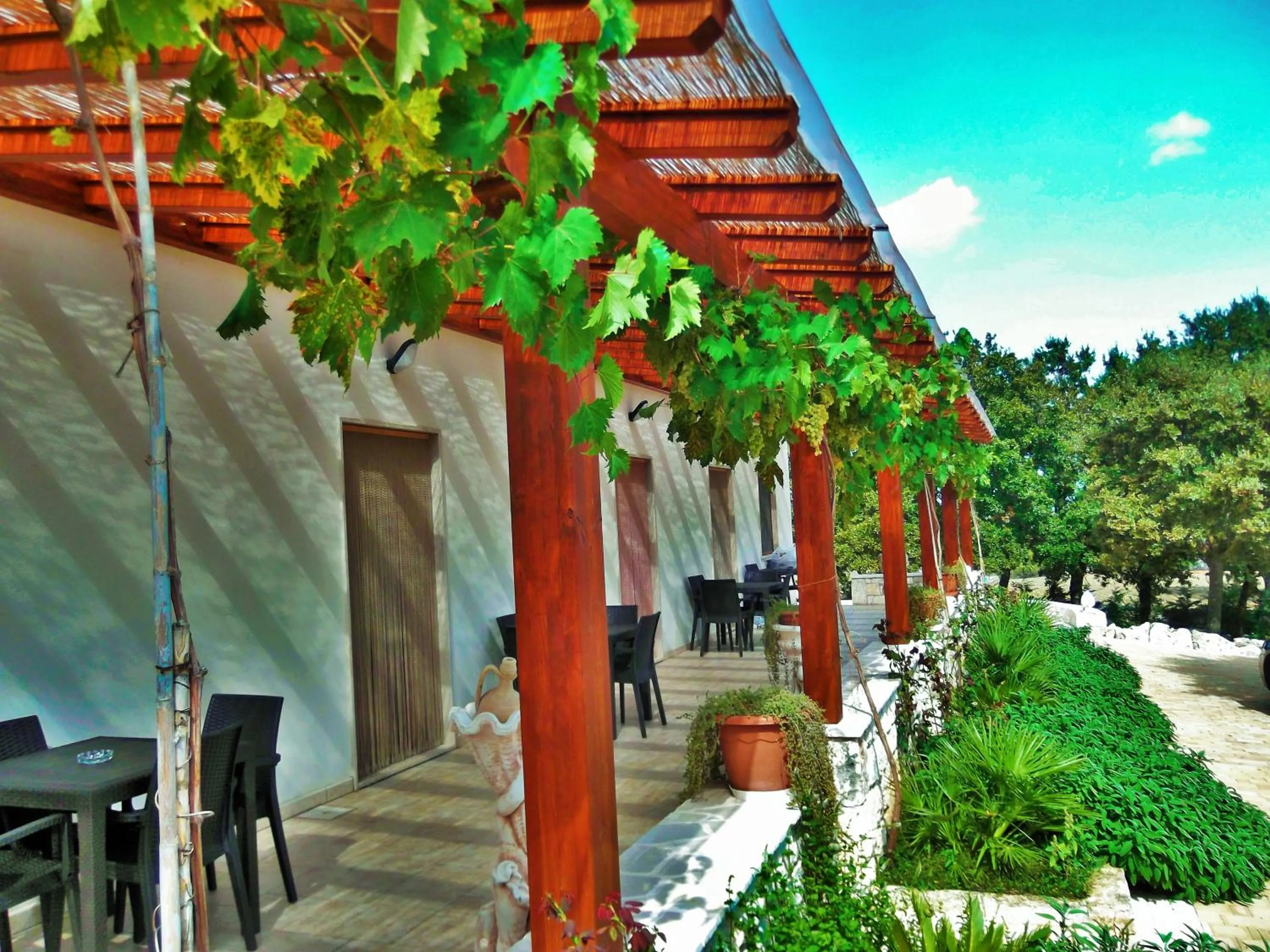 Facade/entrance in Red Rose B&B