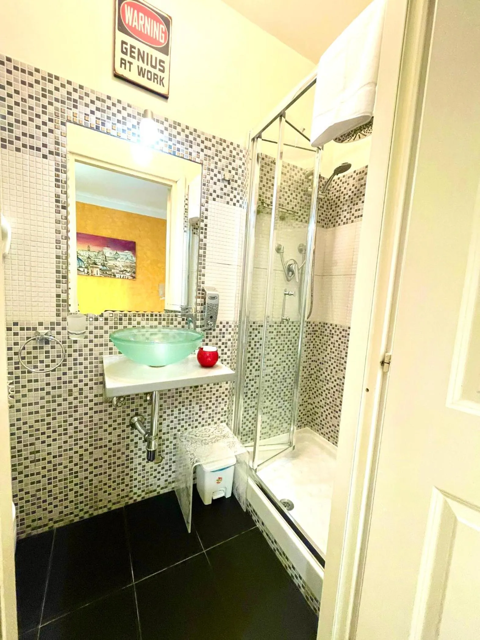 Bathroom in B&B A Home in Rome