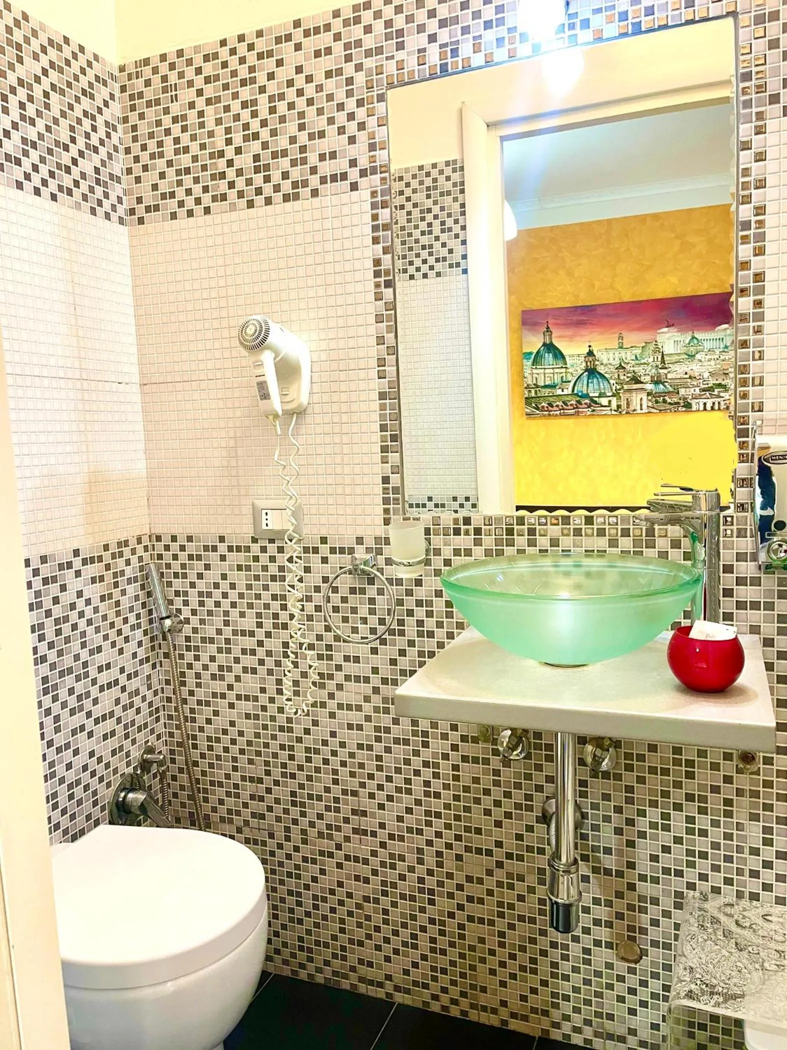 Bathroom in B&B A Home in Rome