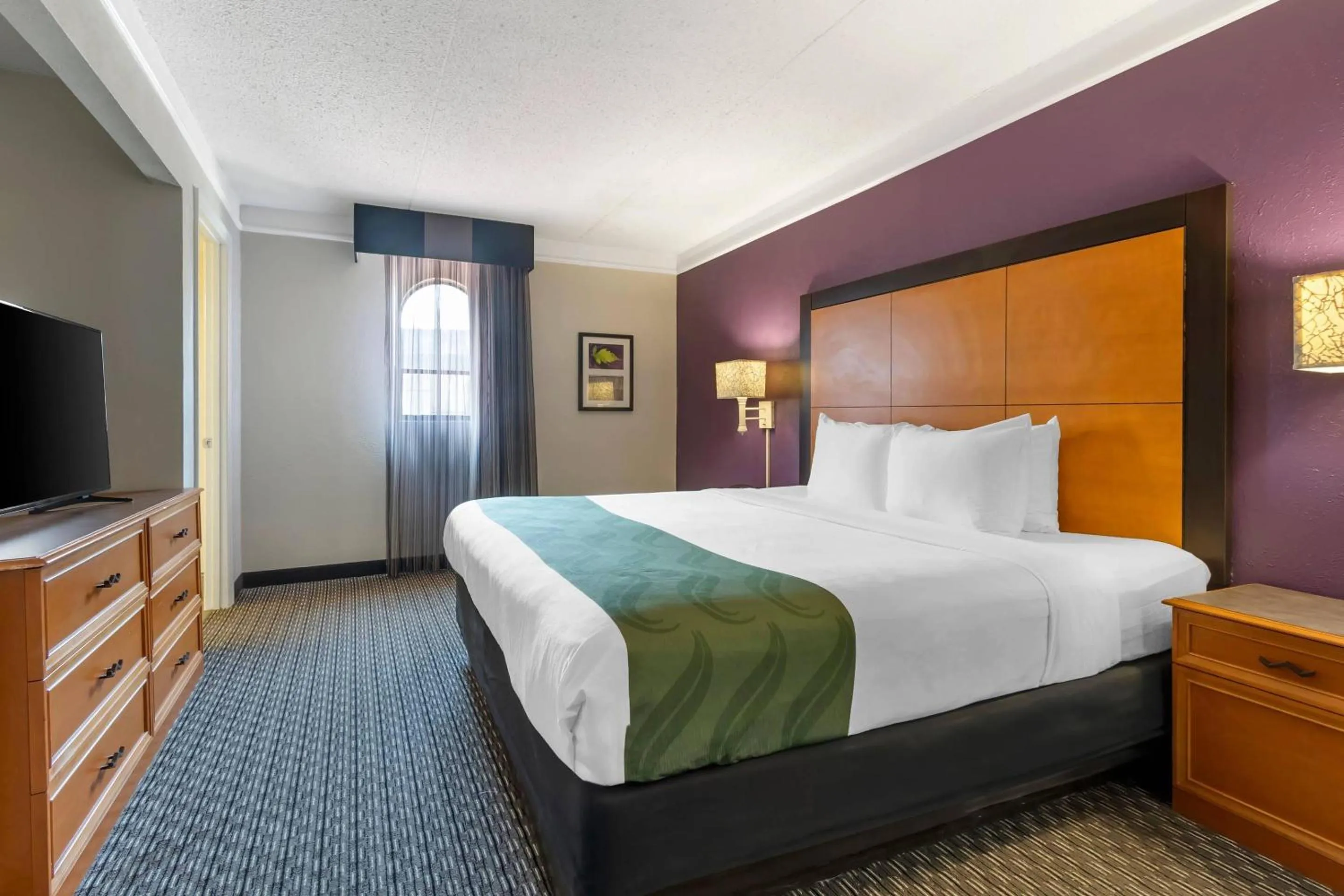 Bedroom, Bed in Quality Inn & Suites North Charleston - Ashley Phosphate