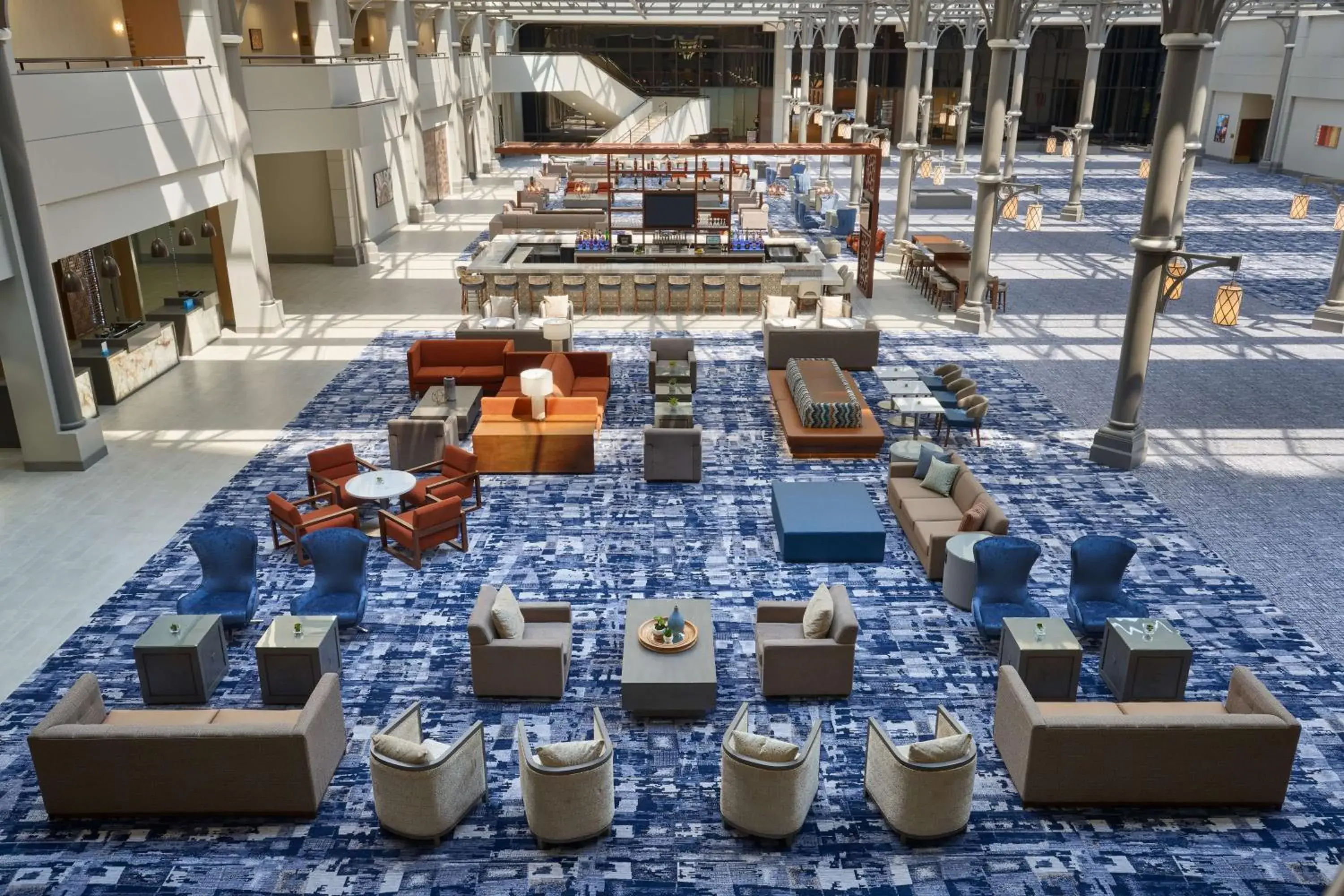 Lobby or reception in Hilton Houston North Lobby or reception in Hilton Houston North