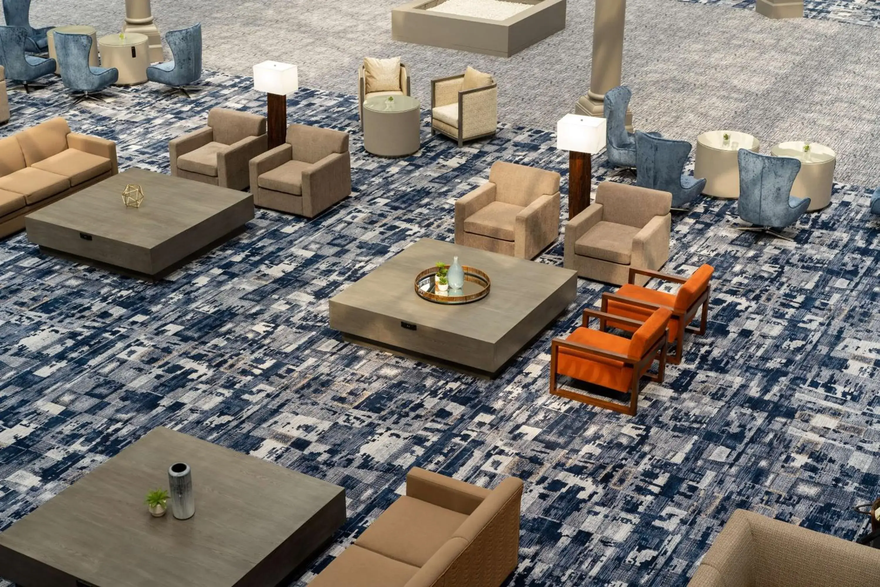 Lobby or reception in Hilton Houston North Lobby or reception in Hilton Houston North