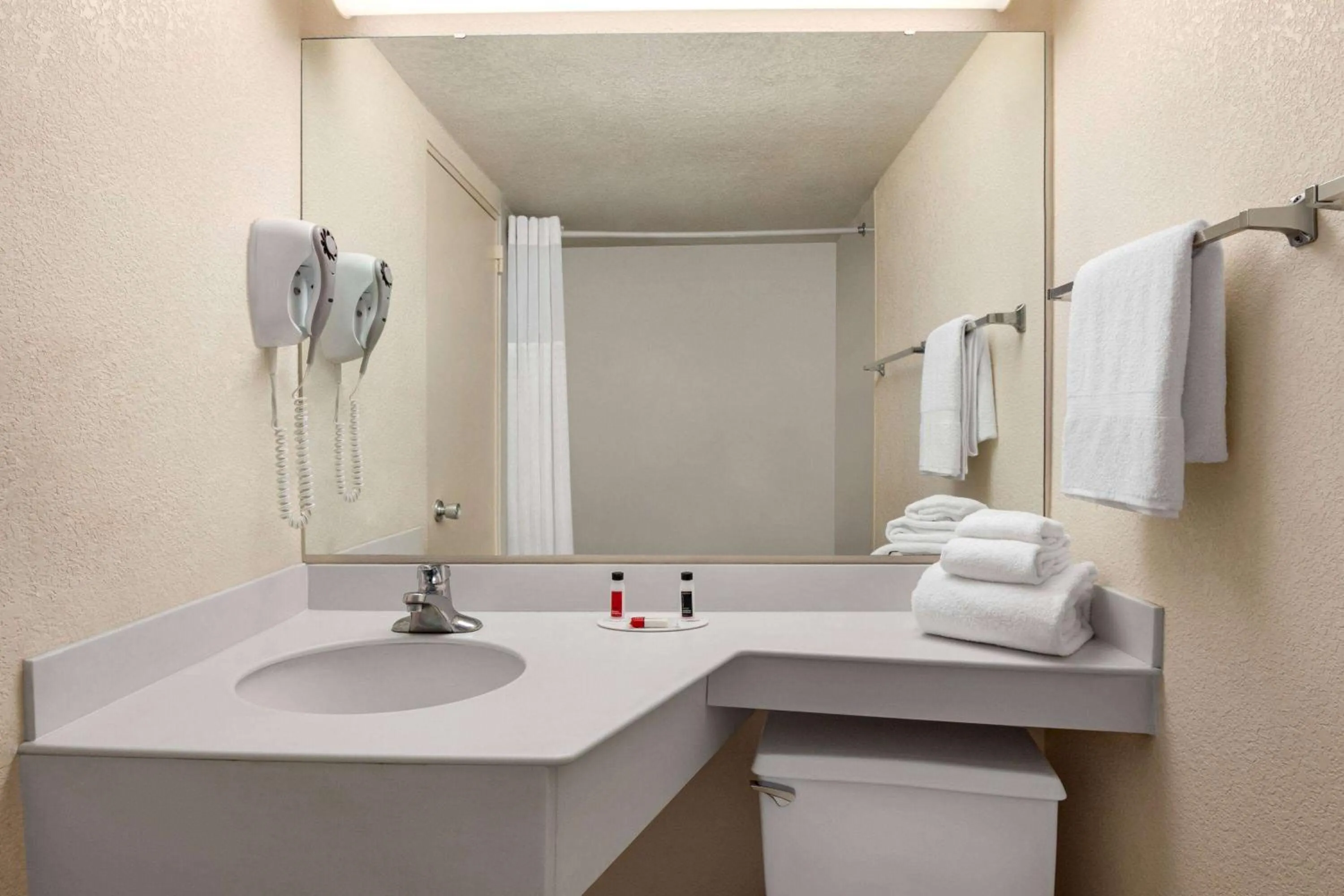 Bathroom in Baymont by Wyndham Intl Speedway I-95 Daytona Beach