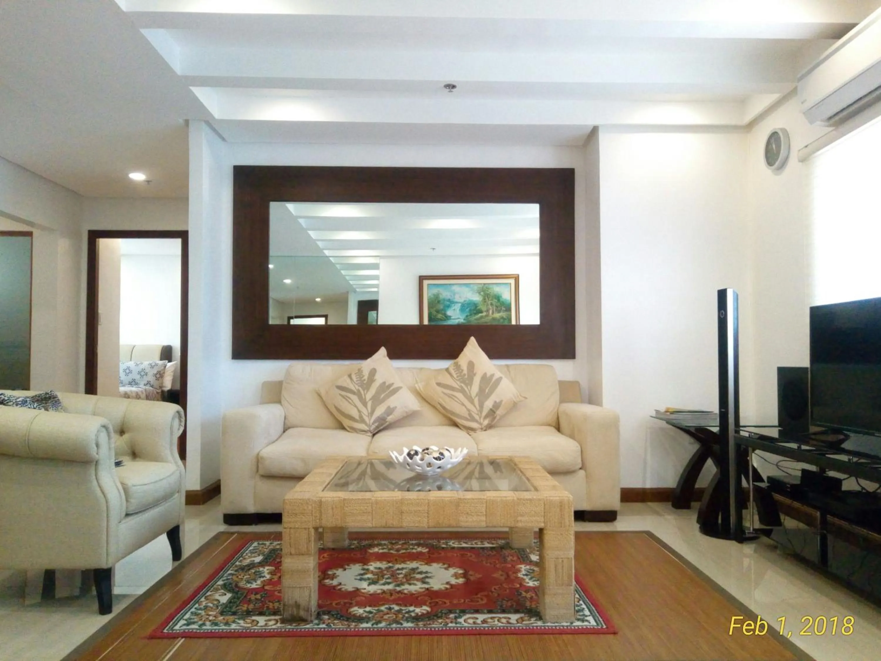 Living room in Centtro Residences
