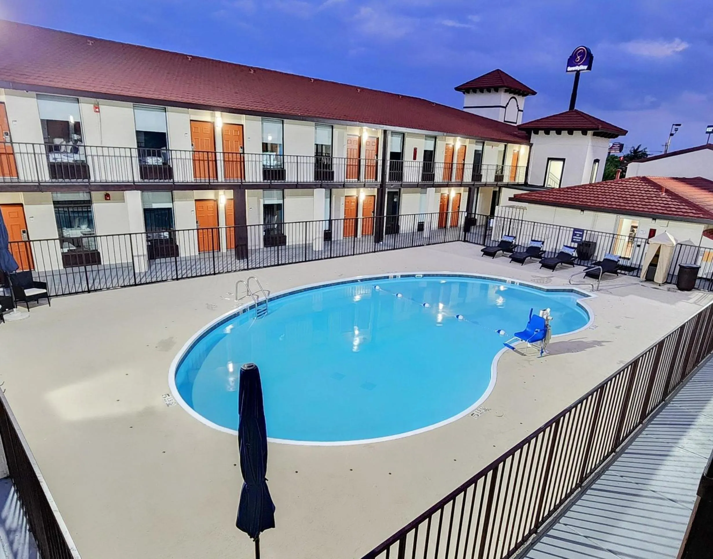 Pool View in Baymont Inn & Suites Chattanooga
